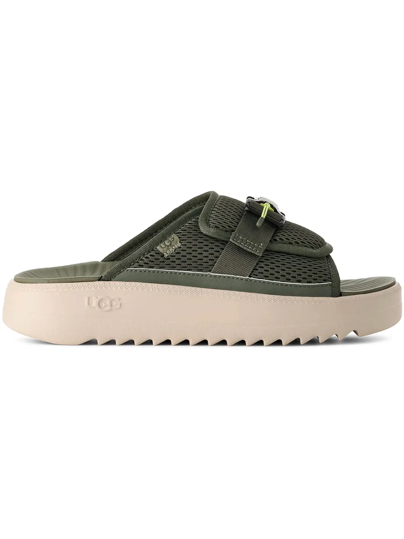 Шлепанцы мужские UGG Maxxer Slide 2.0 — изображение 1 из 1, темно-зеленый