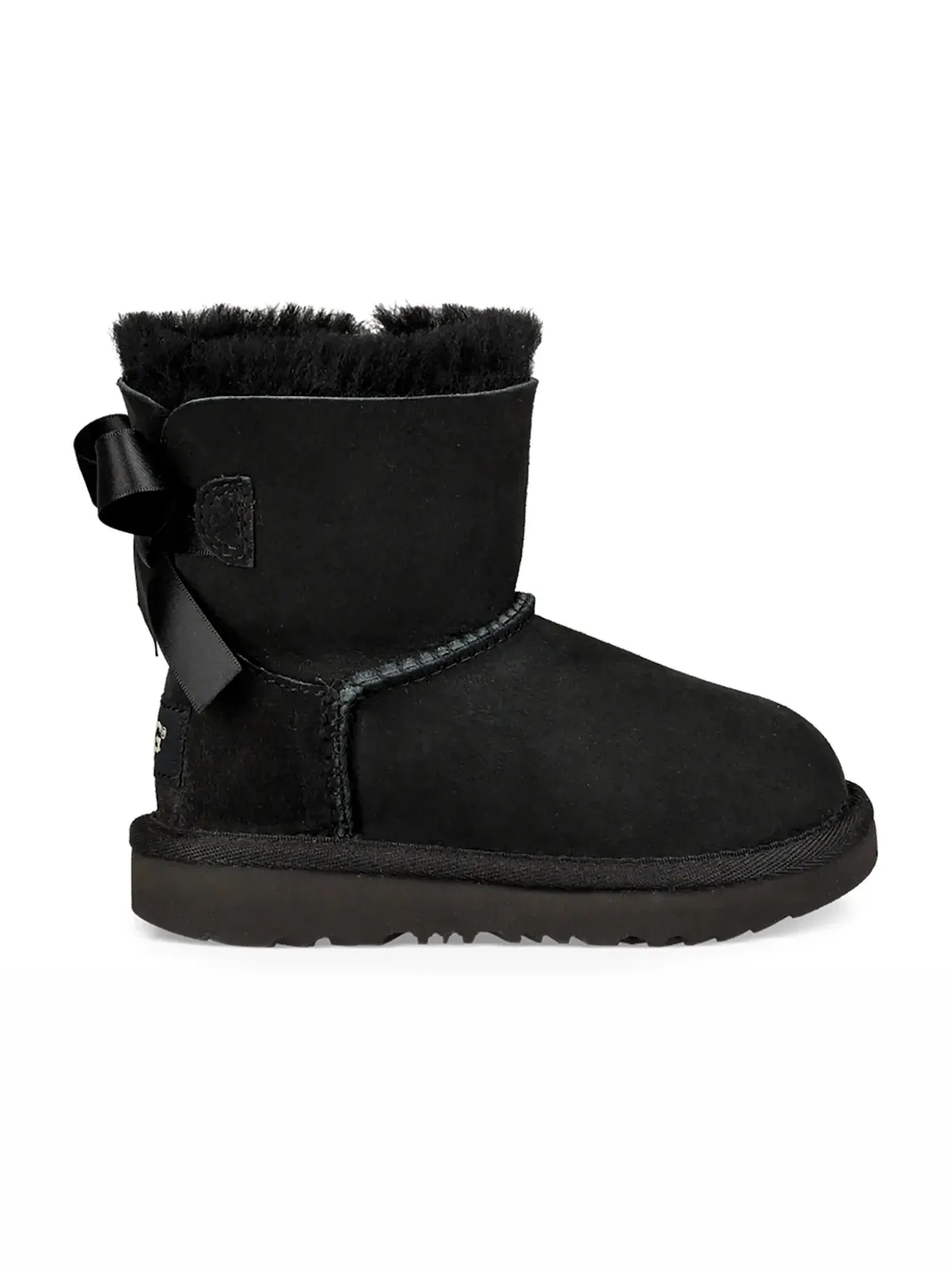 Ботинки детские UGG Mini Bailey Bow II — изображение 1 из 1, черный