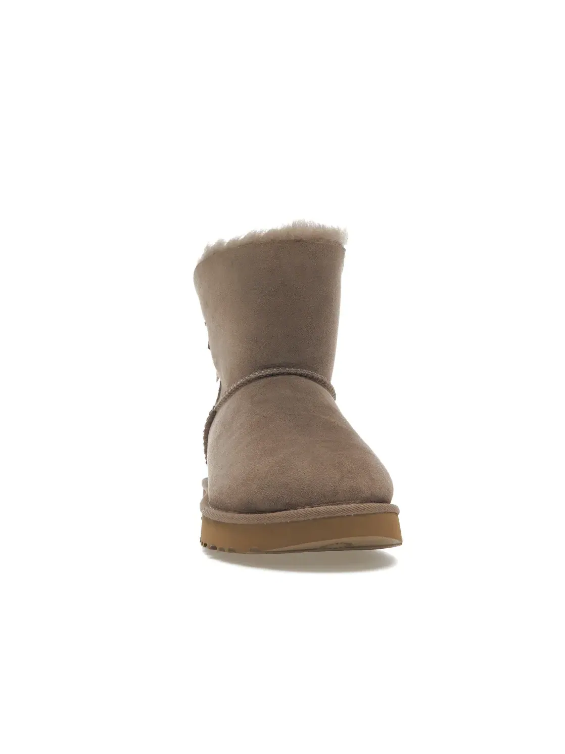 Сапоги женские UGG Mini Bailey Bow II — изображение 2 из 4, серо-бежевый