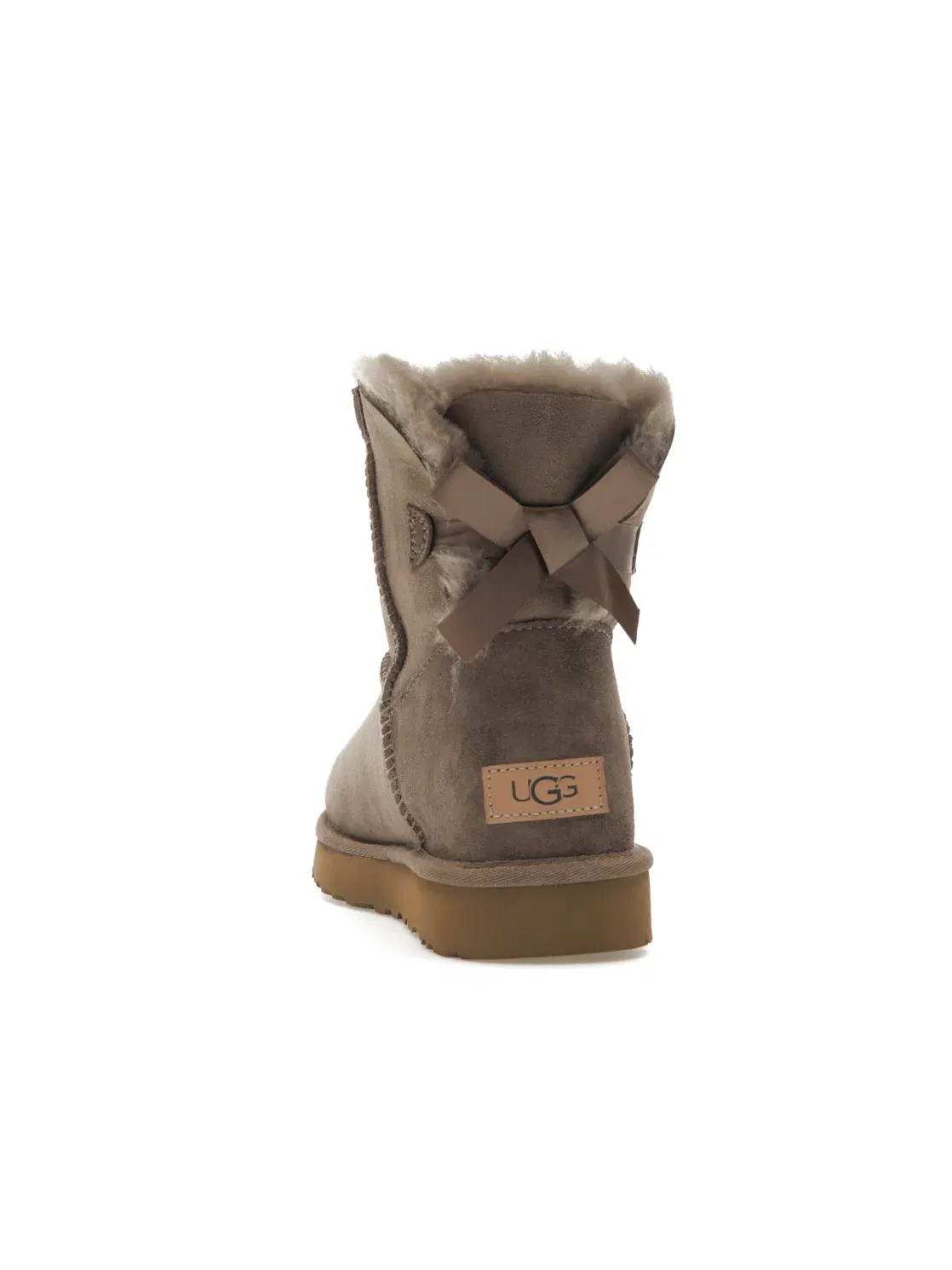 Сапоги женские UGG Mini Bailey Bow II — изображение 4 из 4, серо-бежевый
