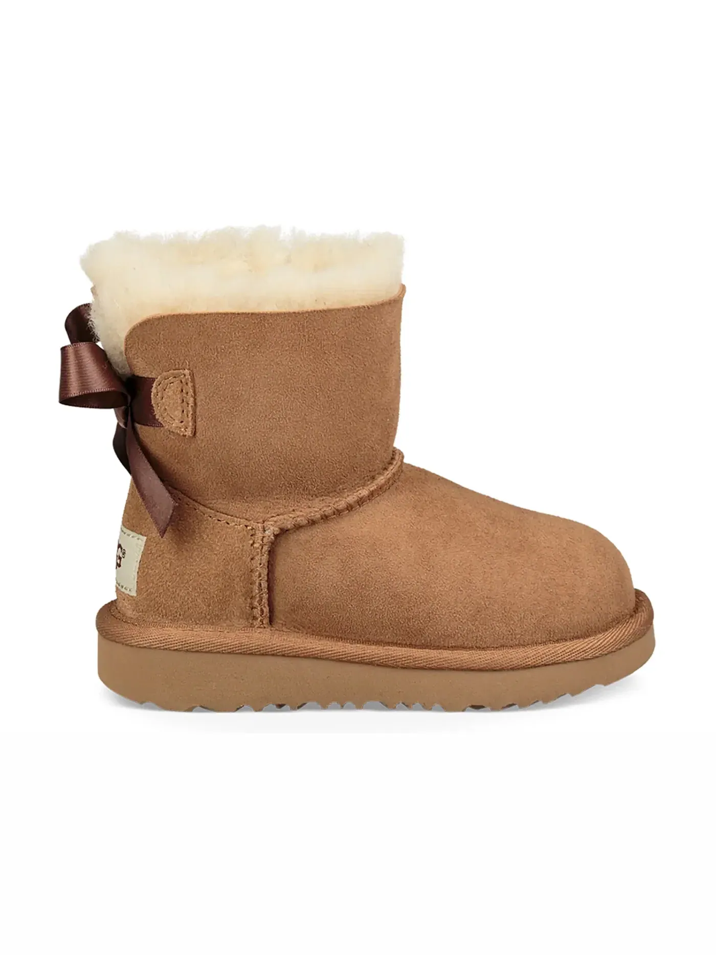 Ботинки детские UGG Mini Bailey Bow II — изображение 1 из 1, каштановый
