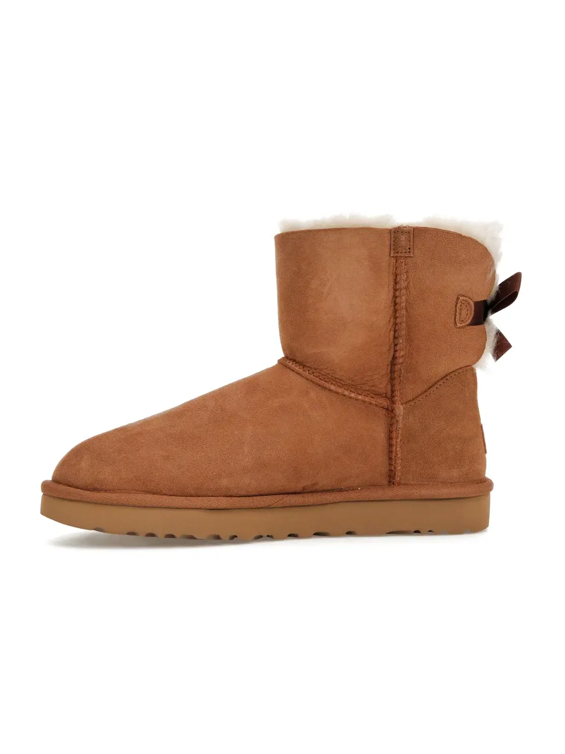 Сапоги женские UGG Mini Bailey Bow II — изображение 3 из 4, каштановый