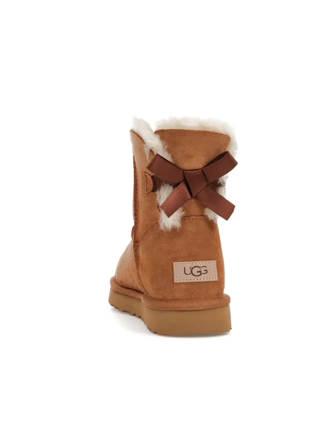 Сапоги женские UGG Mini Bailey Bow II — изображение 4 из 4, каштановый