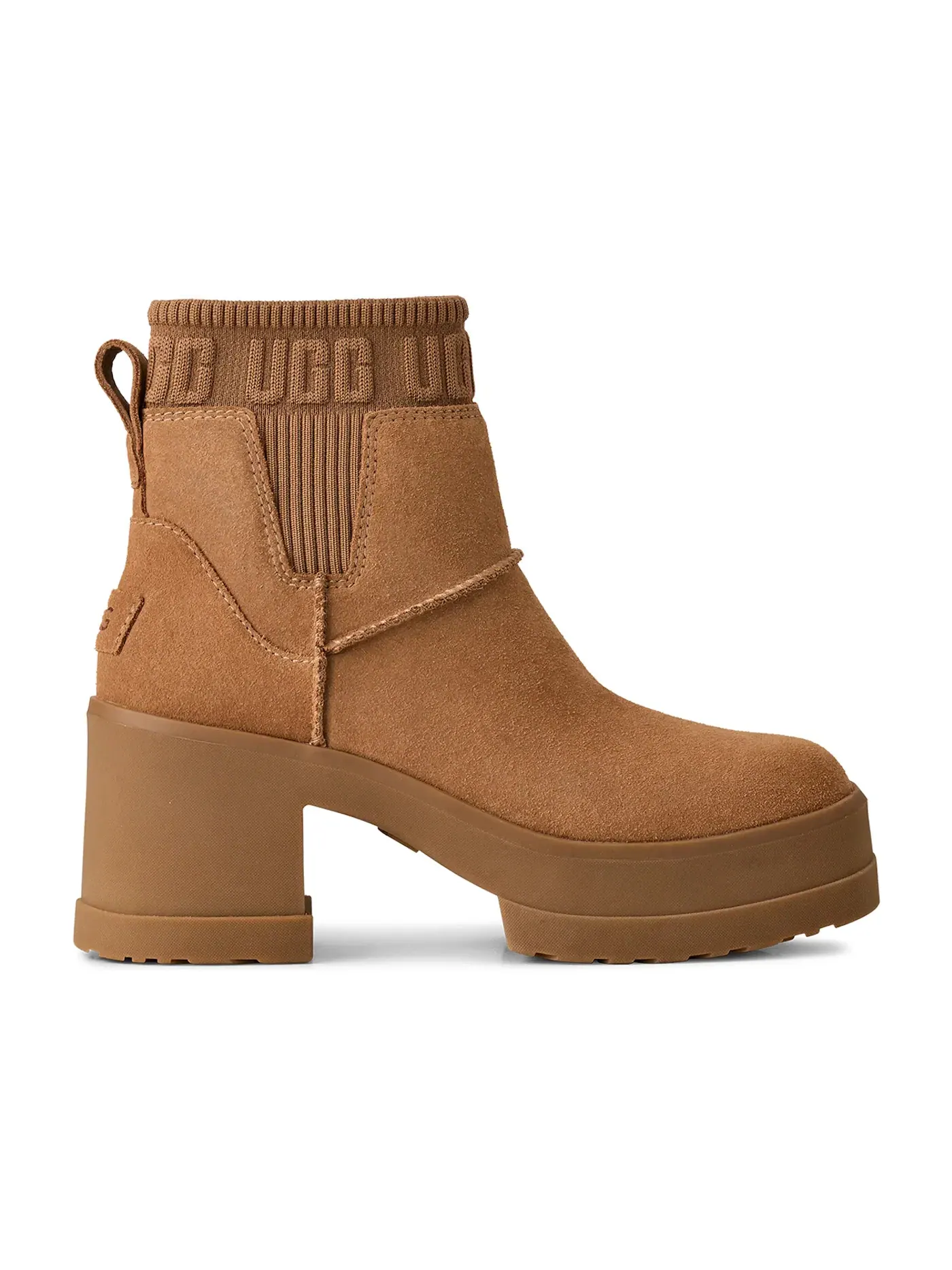 Ботинки челси женские UGG Moxy Chelsea — изображение 1 из 1, каштановый