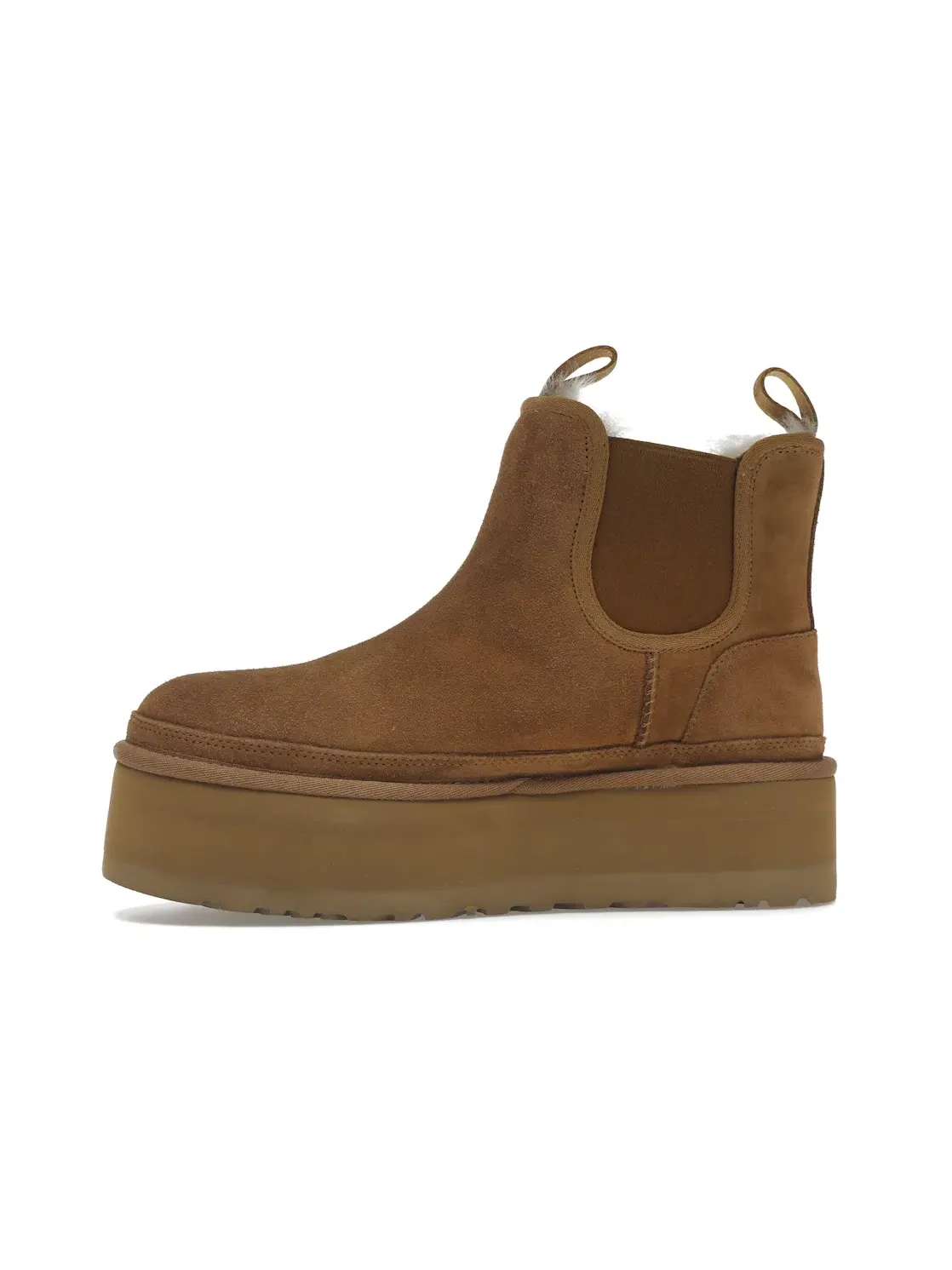 Ботинки челси женские UGG Neumel Platform Chelsea — изображение 3 из 4, каштановый