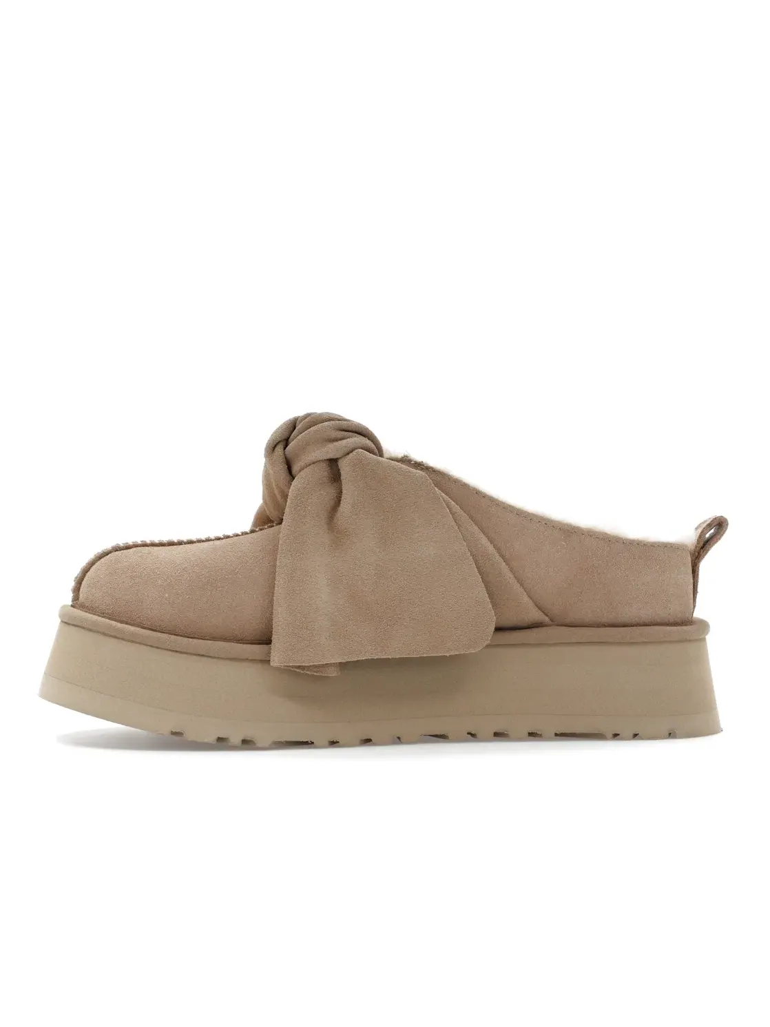 Сабо женские UGG Platform Slip On Bow — изображение 3 из 4, песочный
