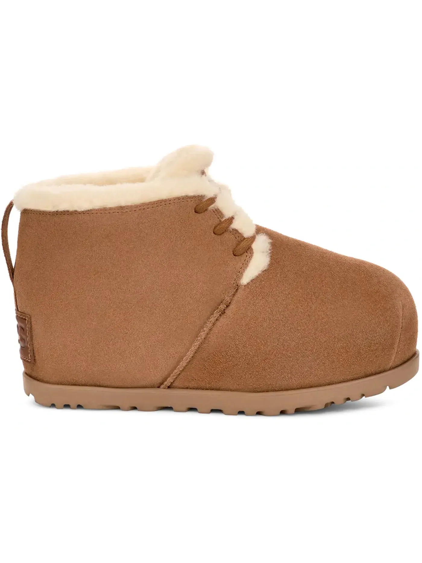 Ботинки женские UGG Pumped Lace Up — изображение 1 из 1, каштановый