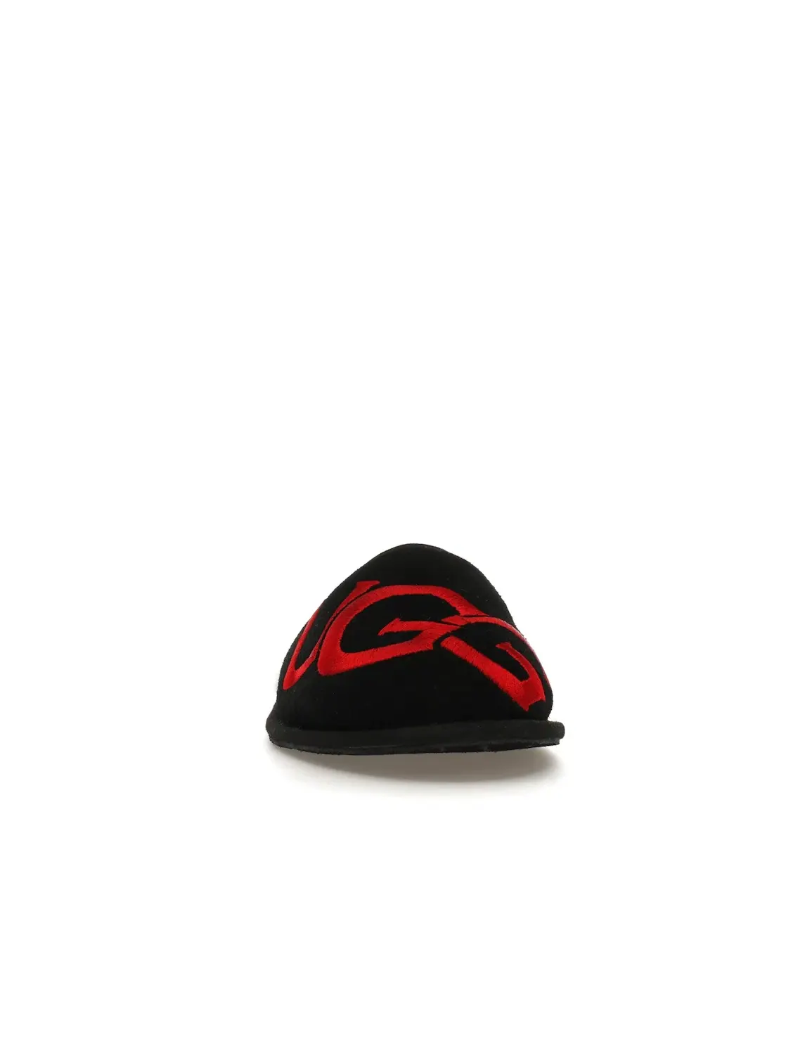Тапочки мужские UGG Scuff Logo — изображение 2 из 4, черный/красный