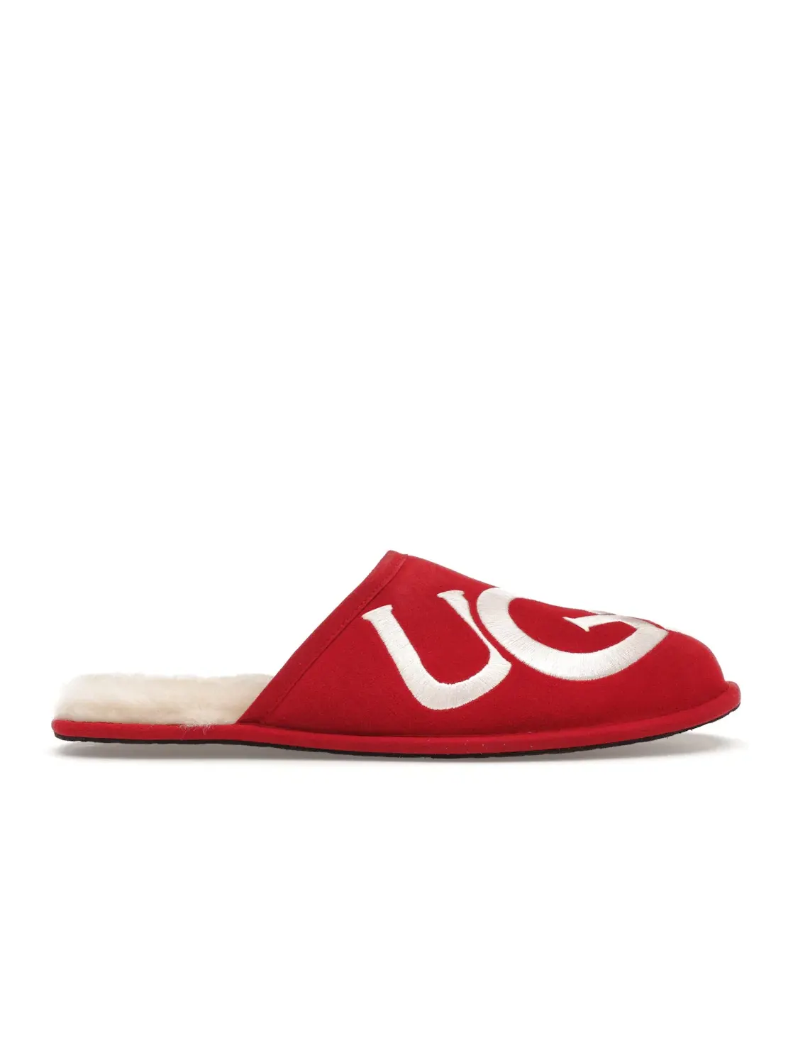 Тапочки мужские UGG Scuff Logo — изображение 1 из 4, красный/кремовый