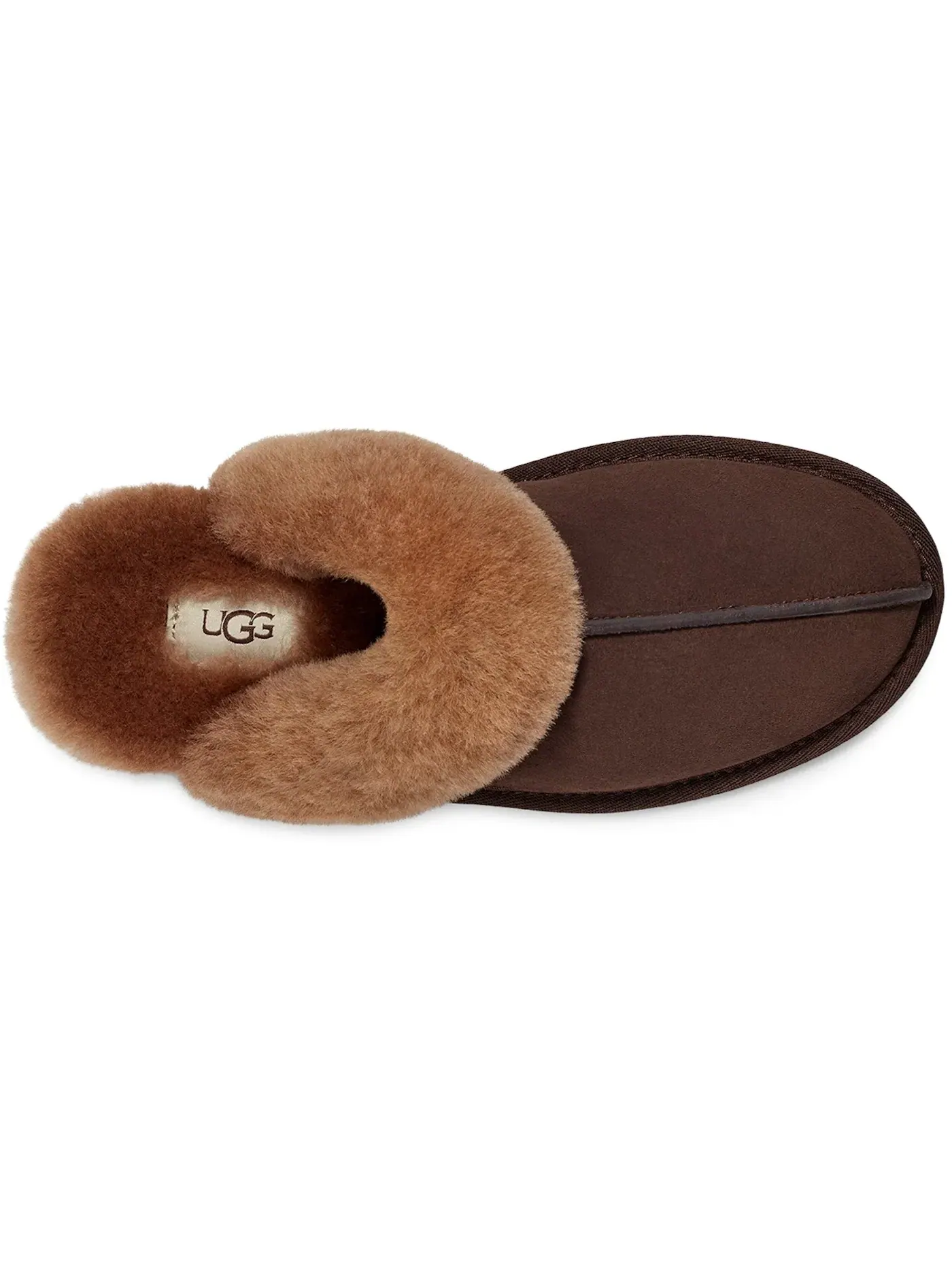 Тапочки женские UGG Scuffette II — изображение 3 из 3, коричневый