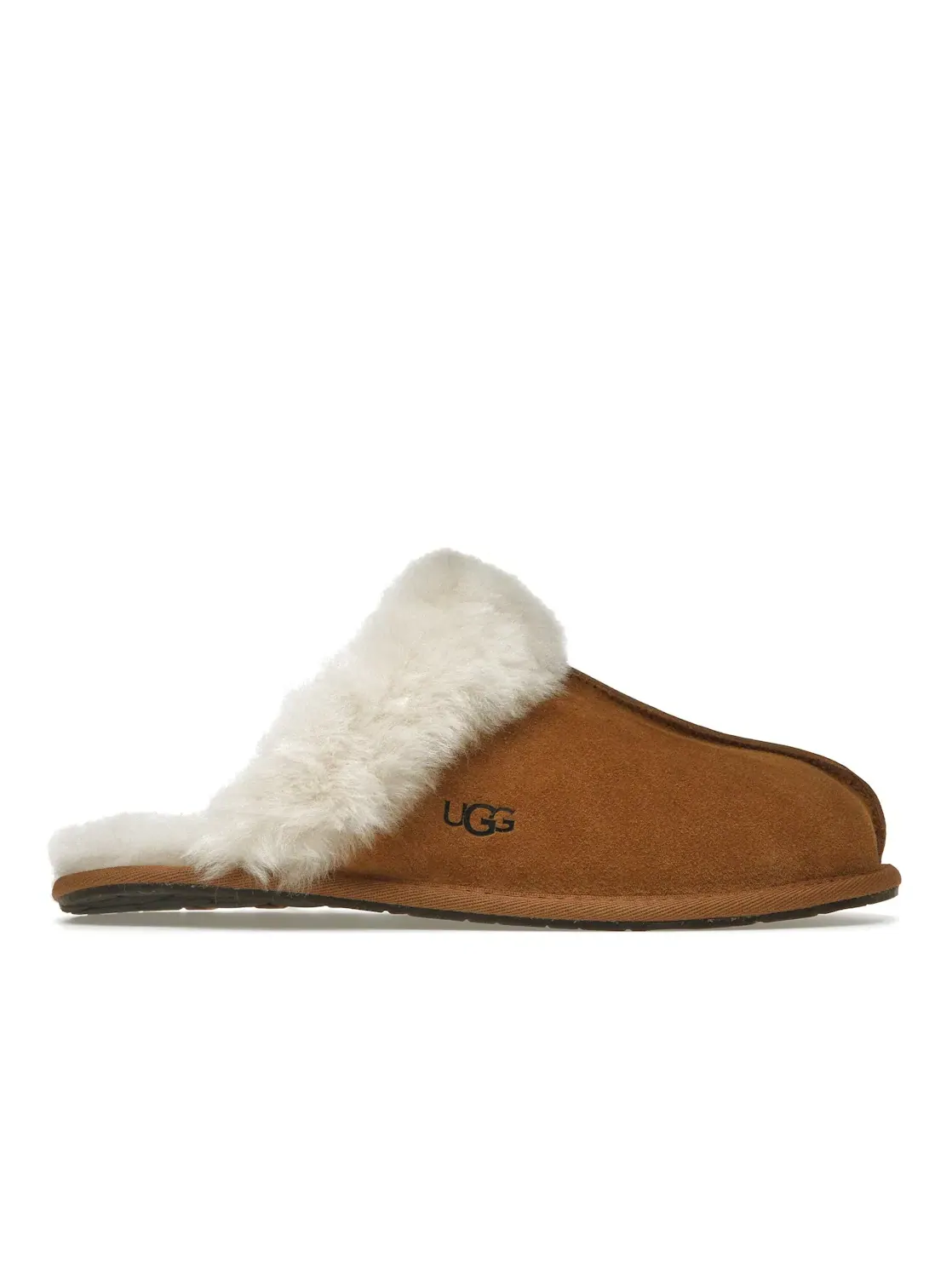 Тапочки женские UGG Scuffette II — изображение 1 из 4, каштановый