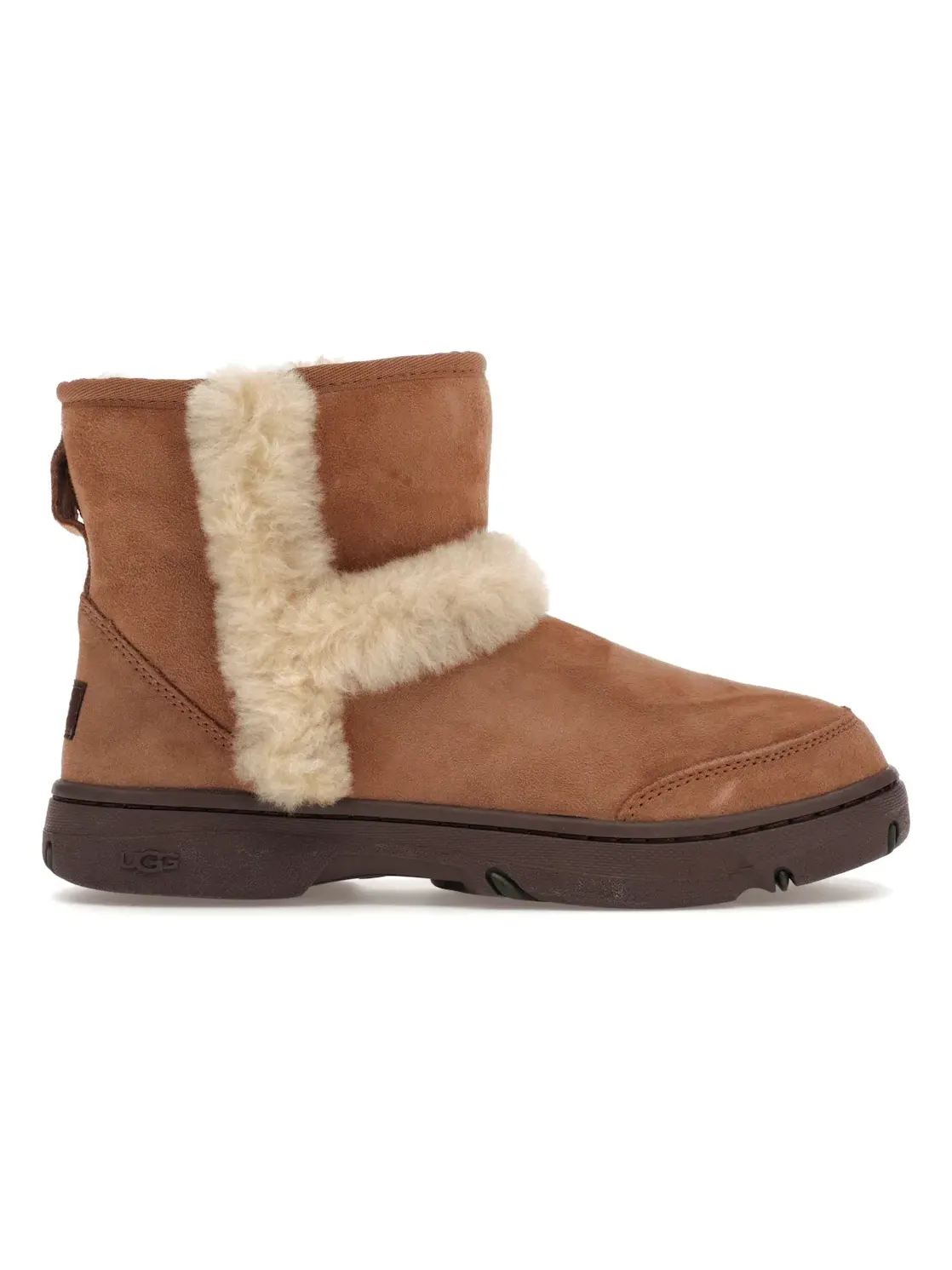 Сапоги женские UGG Sunburst Mini — изображение 1 из 4, каштановый