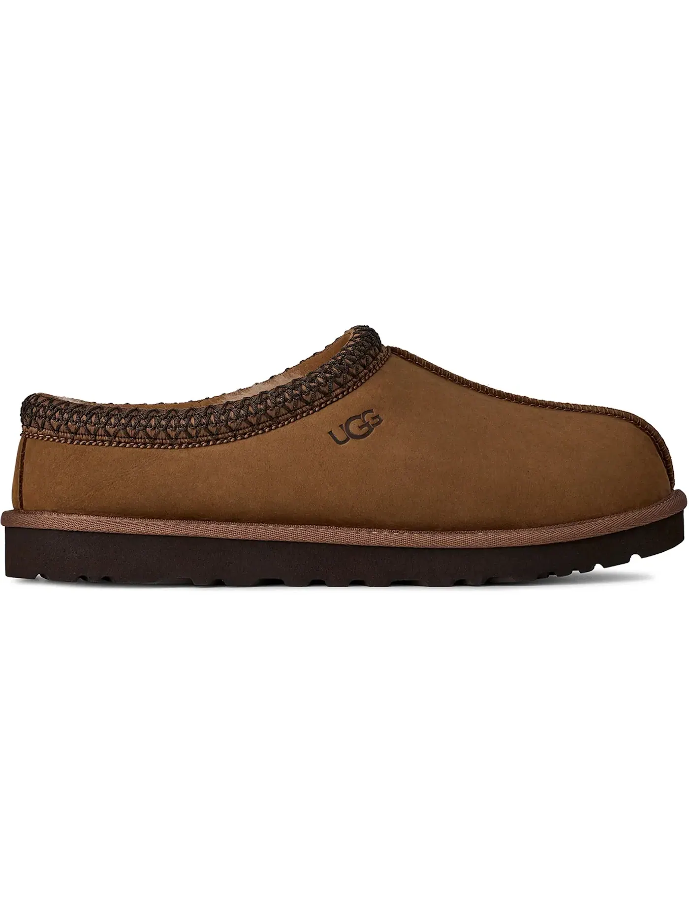 Тапочки мужские UGG Tasman II Nubuck, темно-каштановый — изображение 1 из 1, коричневый