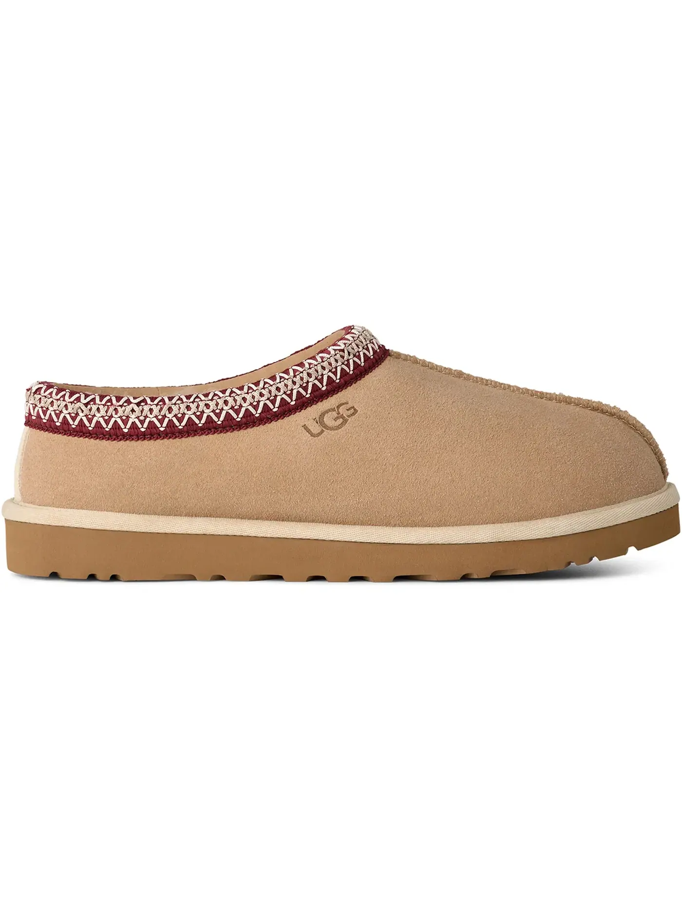 Тапочки мужские UGG Tasman II — изображение 1 из 1, серо-бежевый/красный