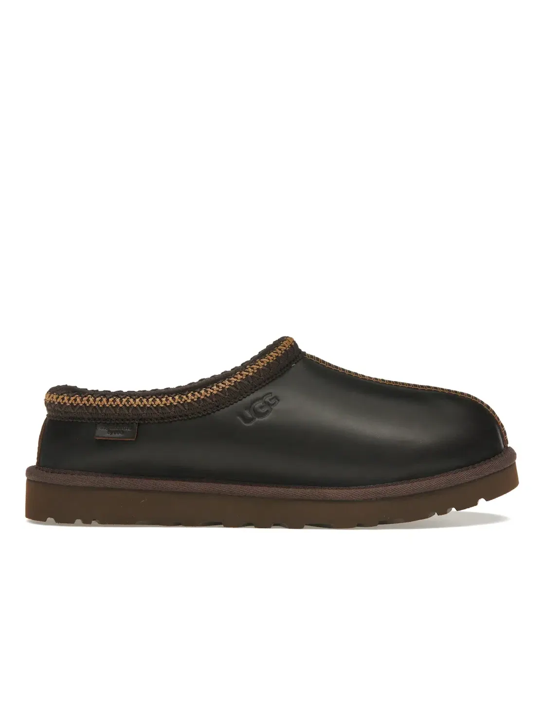 Тапочки мужские UGG Tasman Lthr Regen — изображение 1 из 4, серо-коричневый