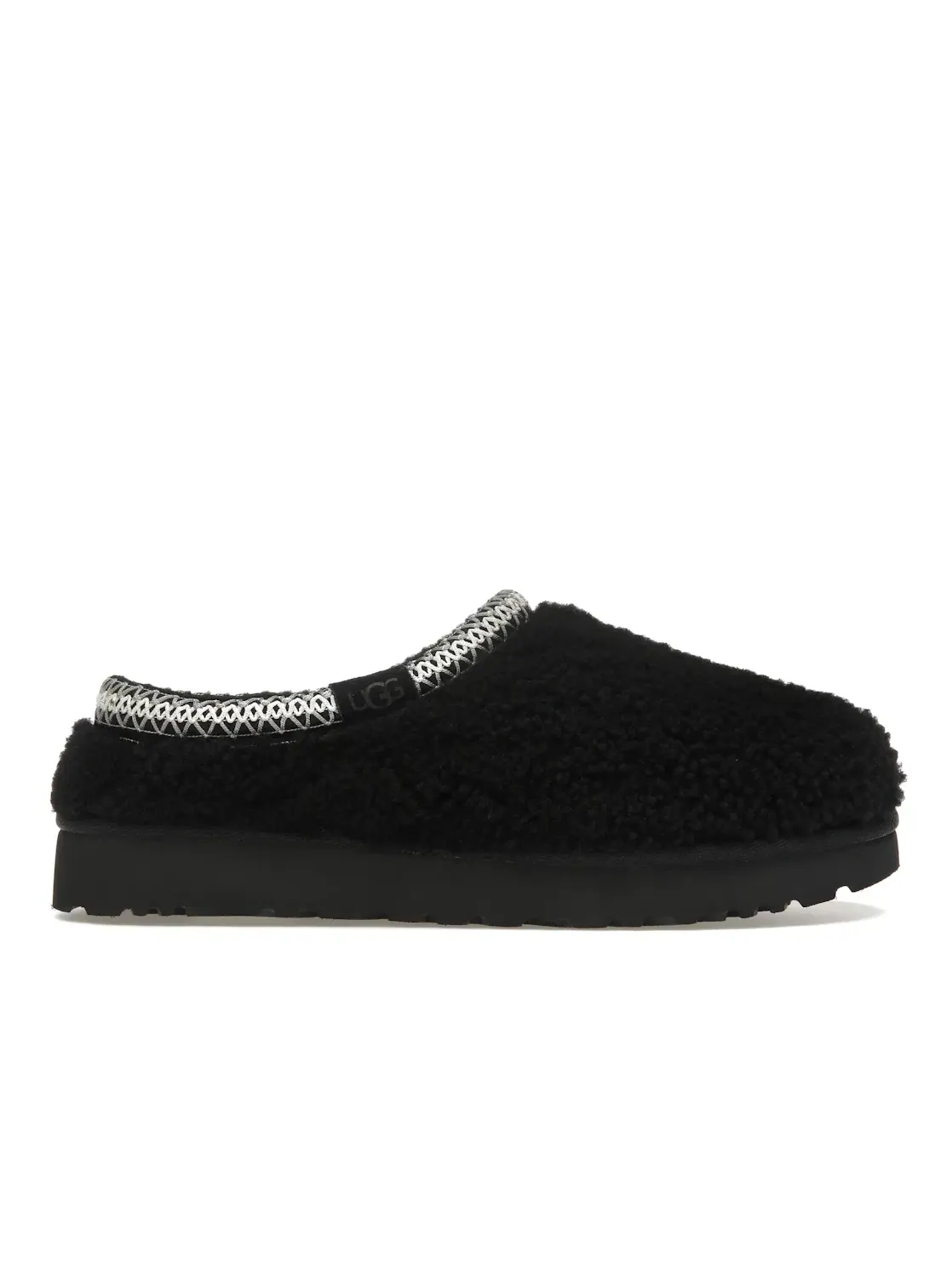 Тапочки женские UGG Tasman Maxi Curly — изображение 1 из 4, черный