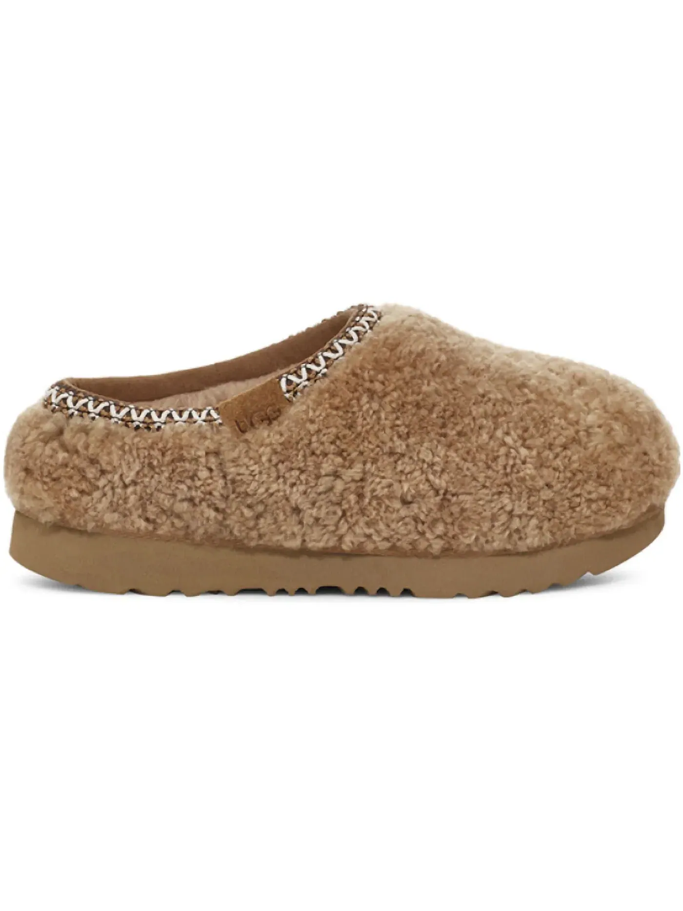 Тапочки детские UGG Tasman Maxi Curly — изображение 1 из 1, каштановый