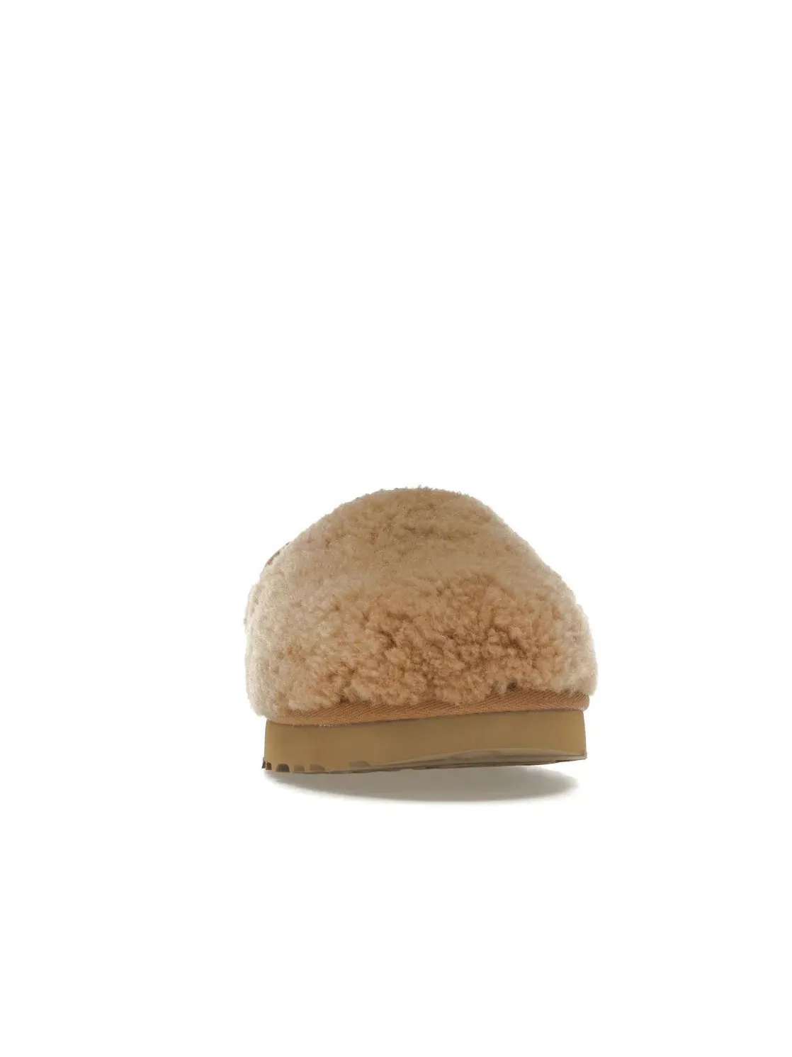 Тапочки женские UGG Tasman Maxi Curly — изображение 2 из 4, каштановый