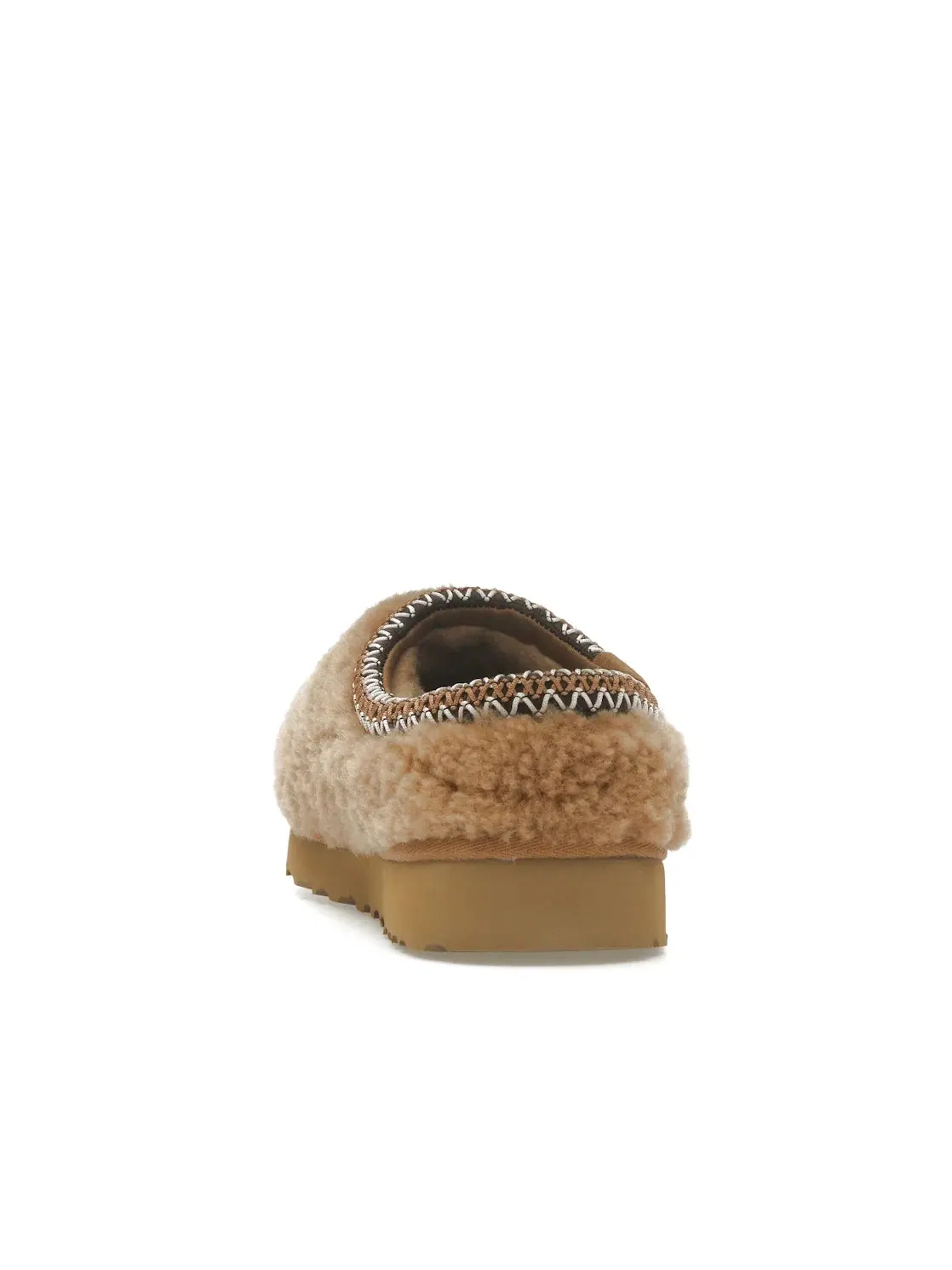 Тапочки женские UGG Tasman Maxi Curly — изображение 4 из 4, каштановый