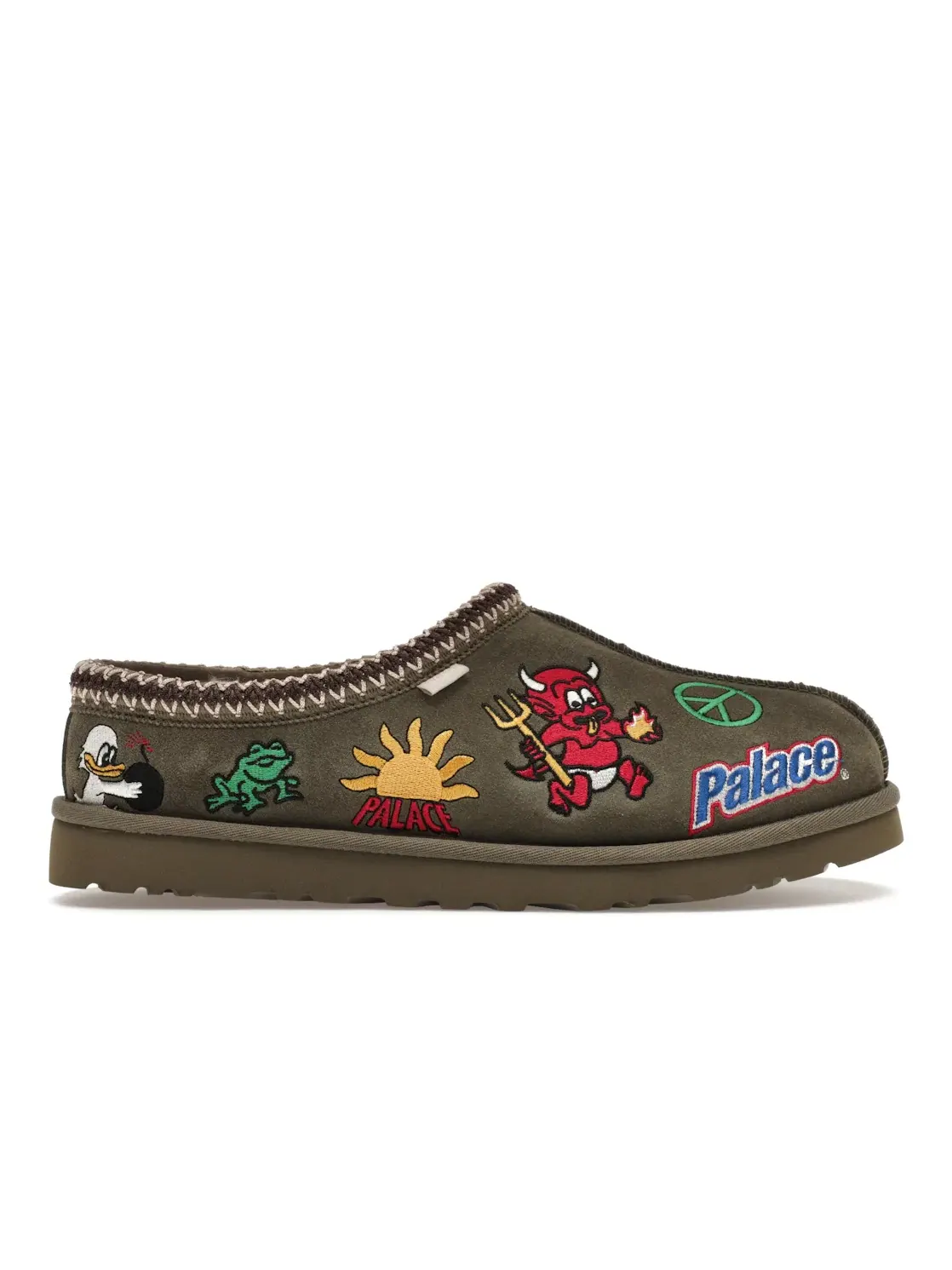 Тапочки мужские UGG Tasman Palace — изображение 1 из 4, оливковый