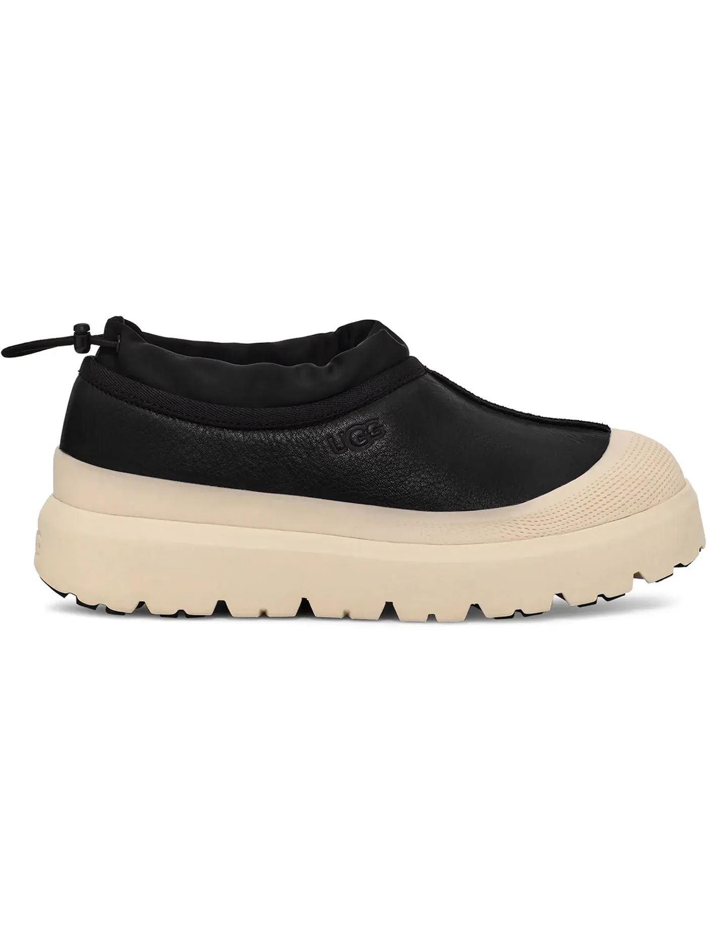 Шлепанцы мужские UGG Tasman Weather Hybrid — изображение 1 из 1, черный/светло-бежевый