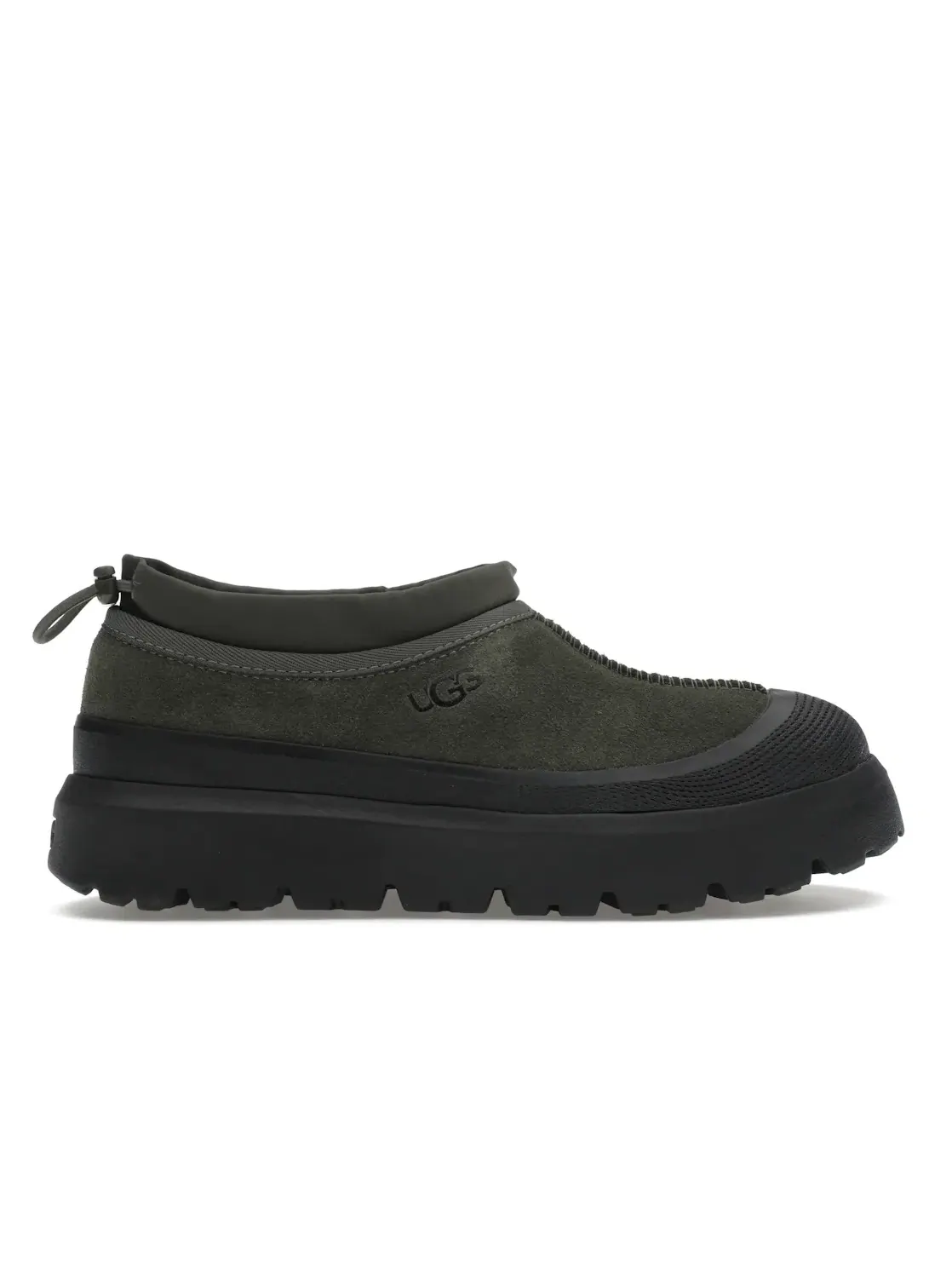 Тапочки мужские UGG Tasman Weather Hybrid — изображение 1 из 4, темно-зеленый/черный