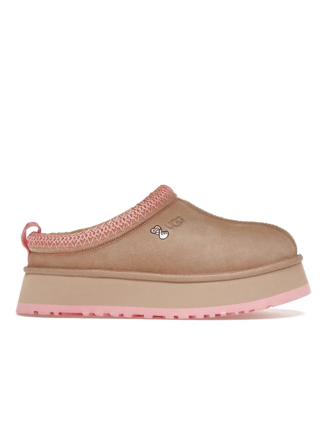 Тапочки женские UGG Tazz Love — изображение 1 из 4, ярко-розовый