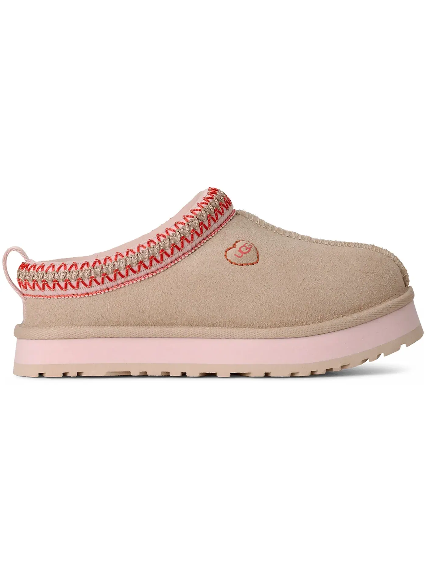 Тапочки детские UGG Tazz Love — изображение 1 из 1, молочный/розовый