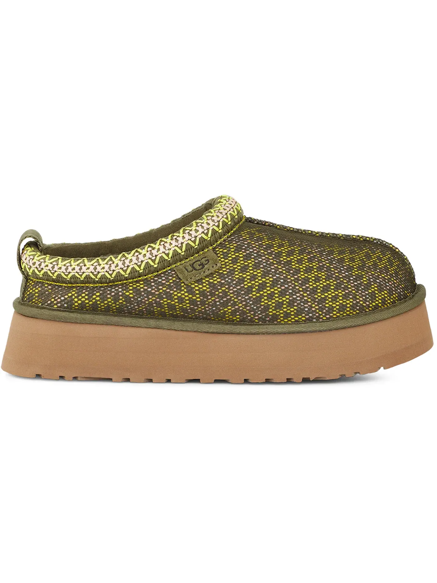 Тапочки женские UGG Tazz Maxi Tasman — изображение 1 из 1, оливковый