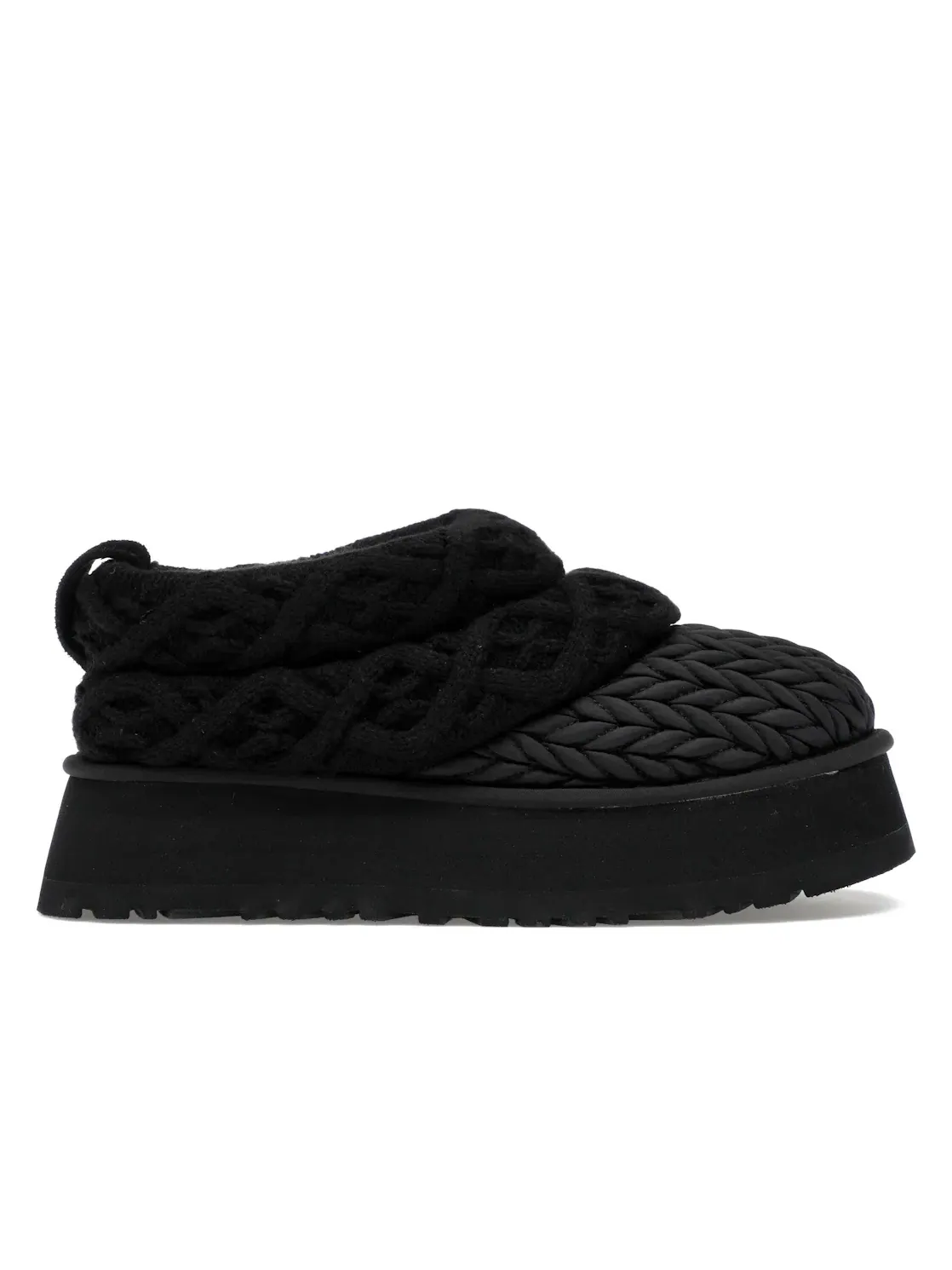Тапочки женские UGG Tazz Villa Knit — изображение 1 из 4, черный