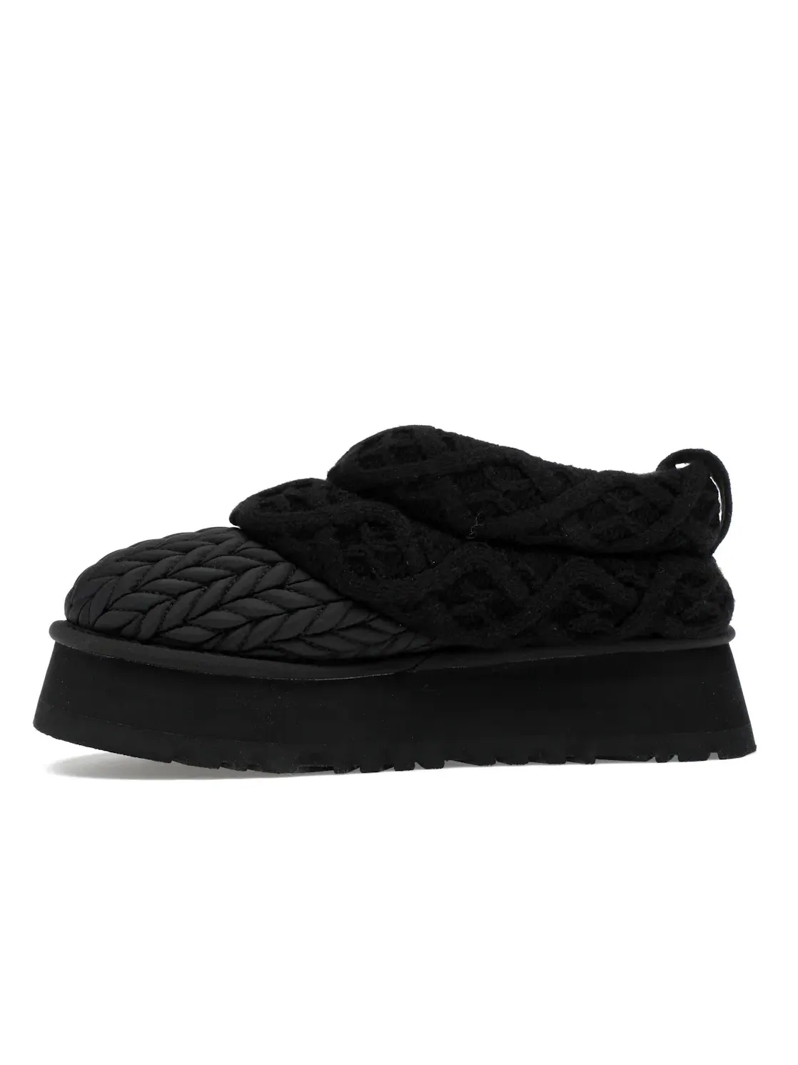 Тапочки женские UGG Tazz Villa Knit — изображение 3 из 4, черный