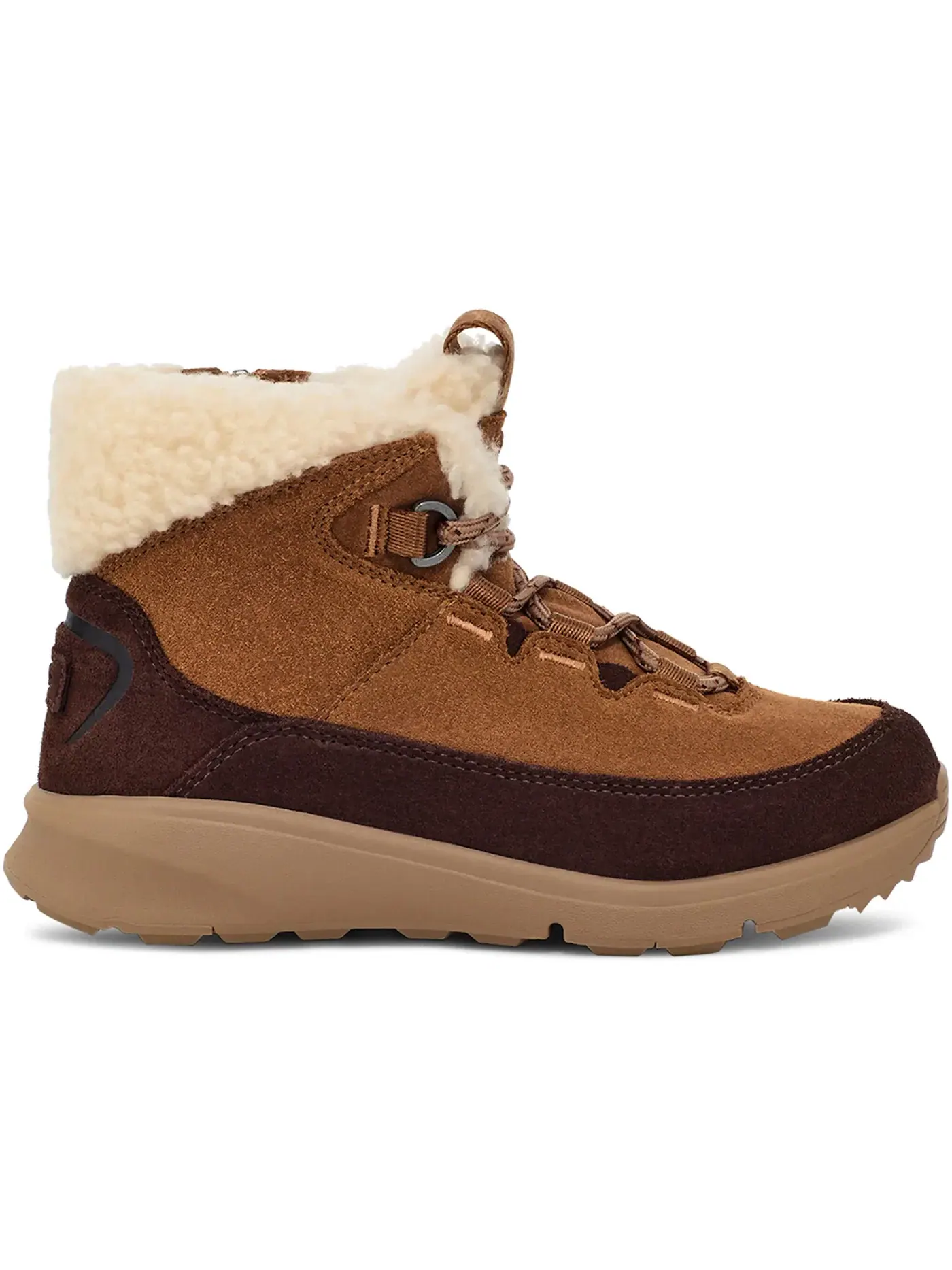 Детские ботинки на шнуровке UGG TerreTrail Cozy Lace Boot UGG — изображение 1 из 1, орех