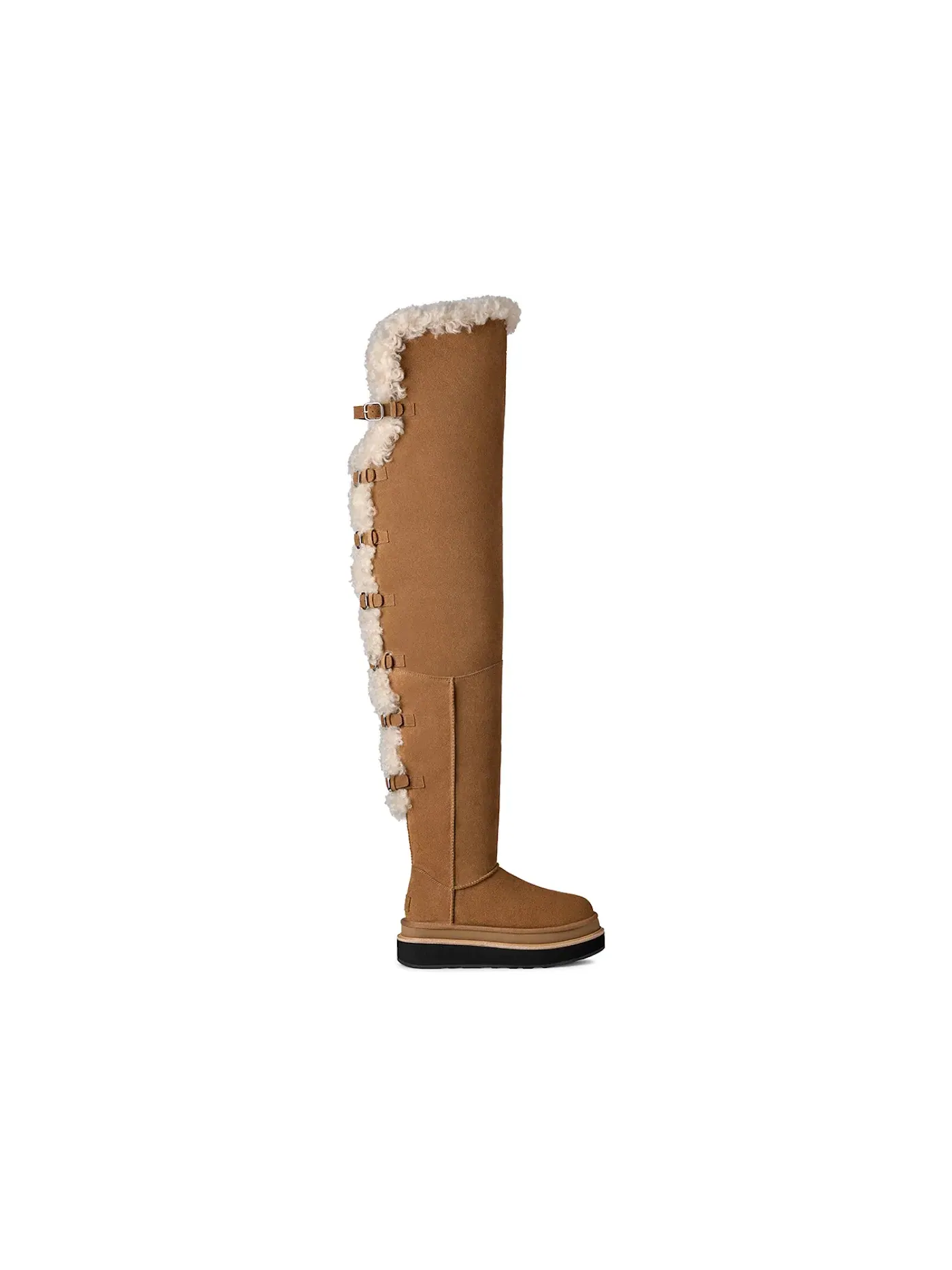 Сапоги женские UGG Thigh High — изображение 1 из 1, каштановый