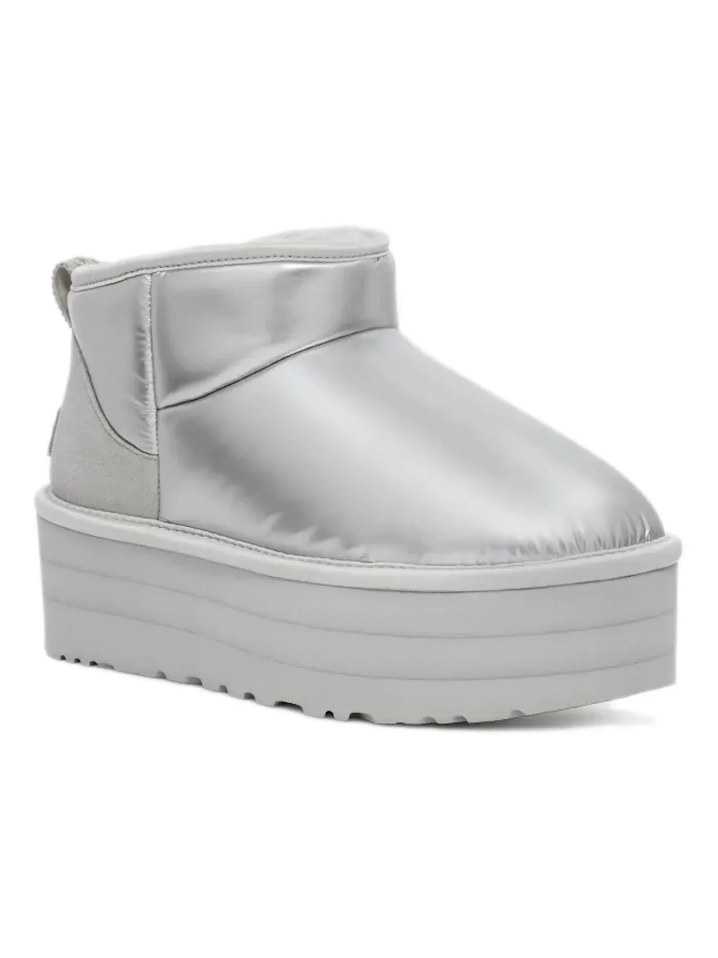 Сапоги женские UGG Ultra Mini Platform Hi Shine — изображение 2 из 3, серебристый