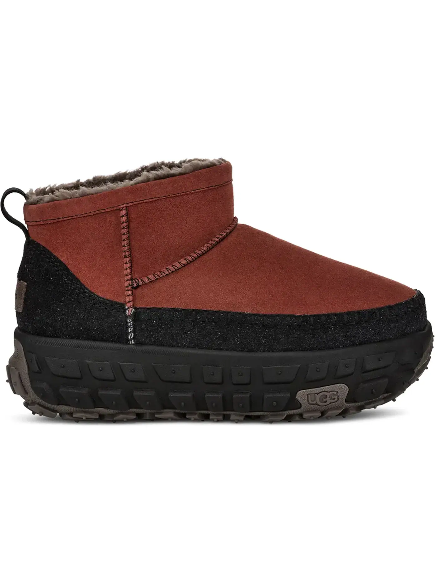Ботинки мужские UGG Venture Daze Ultra Mini — изображение 1 из 1, красно-коричневый/черный