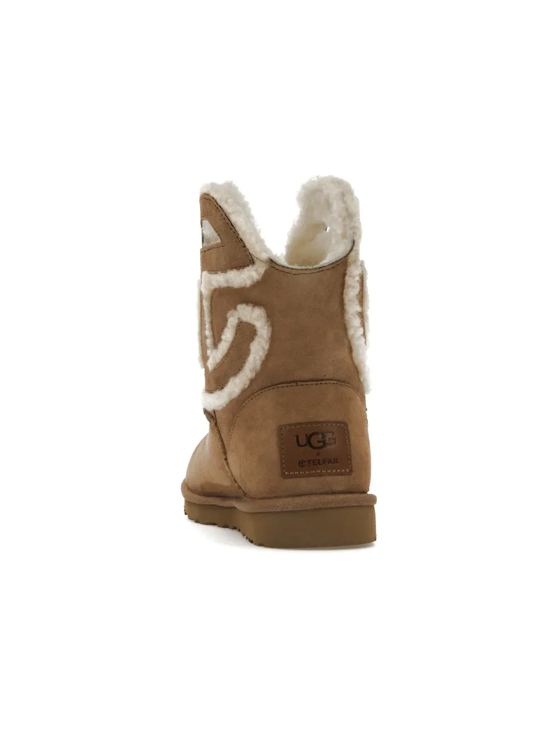 Ботинки женские UGG x Telfar Logo Mini — изображение 4 из 4, каштановый