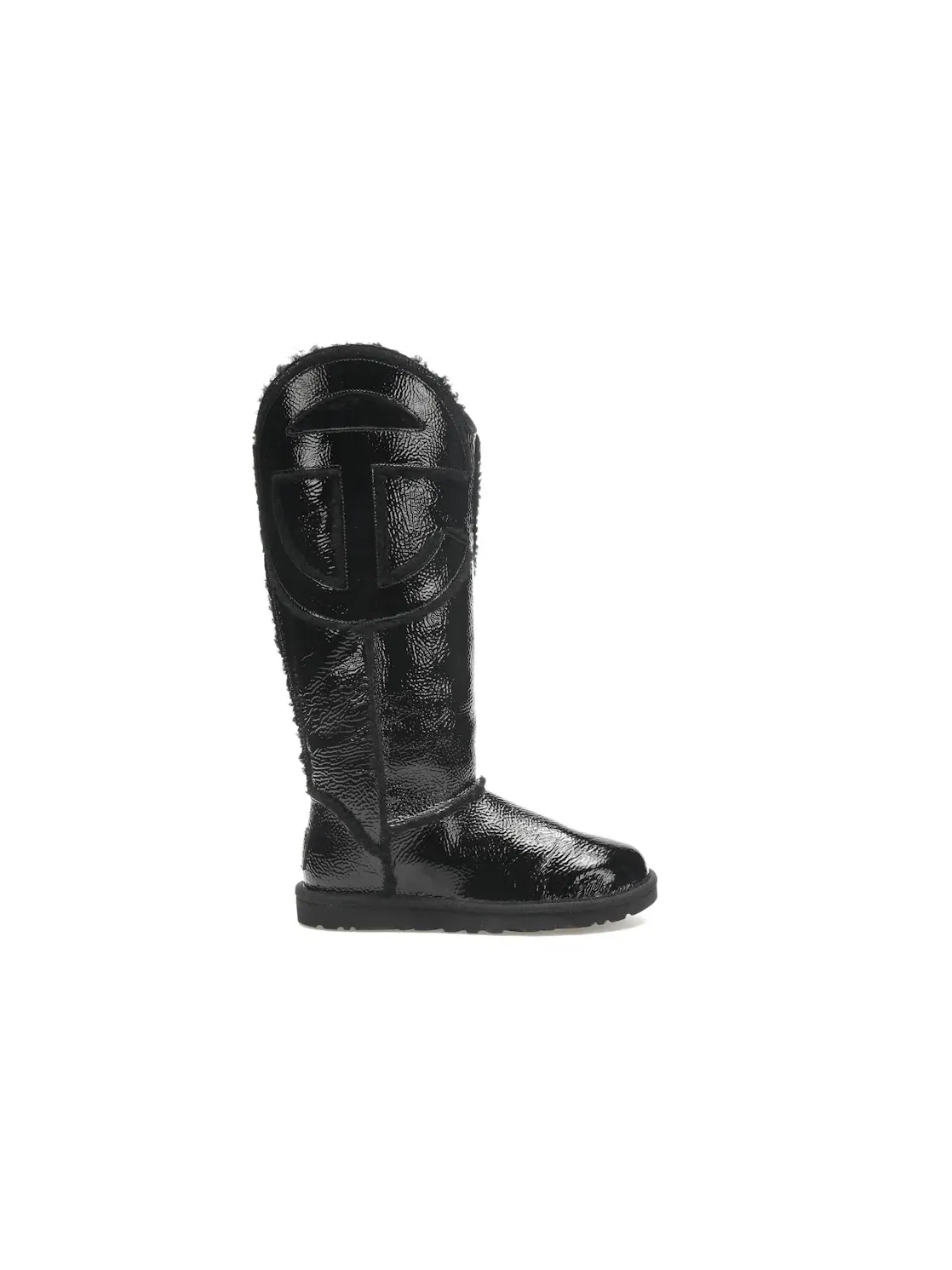 Ботинки мужские UGG x Telfar Logo Tall Crinkle — изображение 1 из 4, черный
