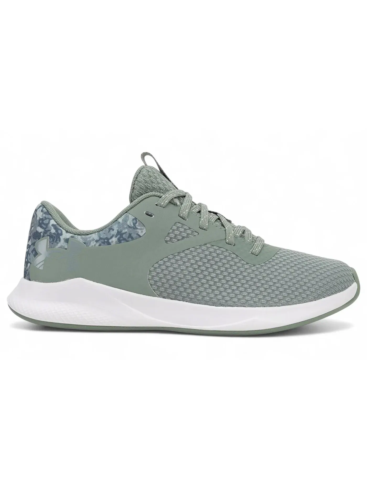 Женские кроссовки для бега Under Armour Charged Aurora 2+ — изображение 1 из 1, зеленый/белый/металлик