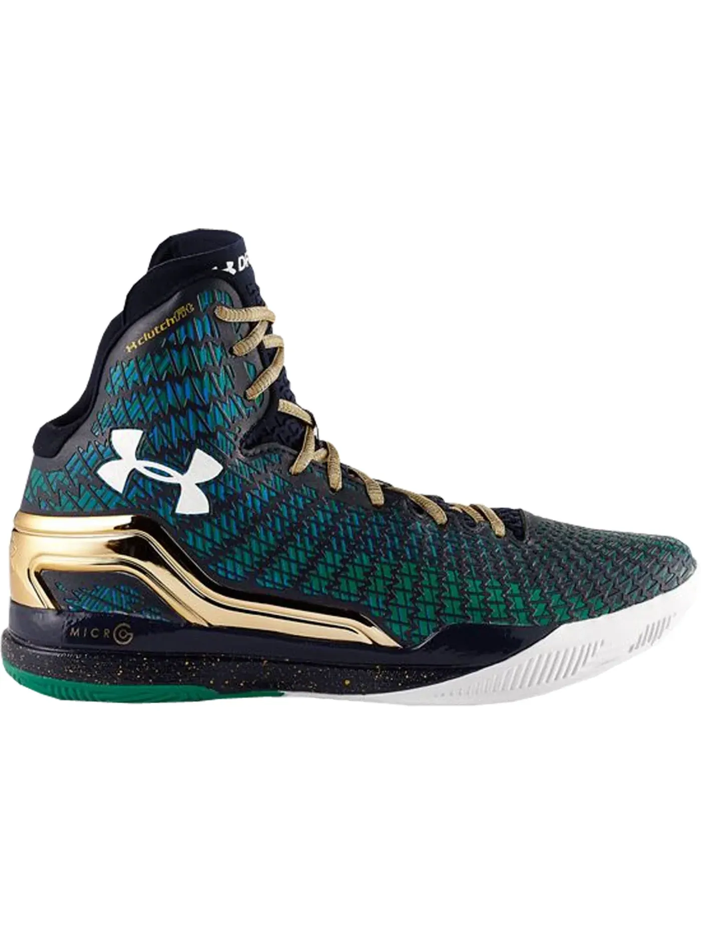 Мужские кроссовки для баскетбола Under Armour Clutchfit Drive — изображение 1 из 1, зеленый-белый