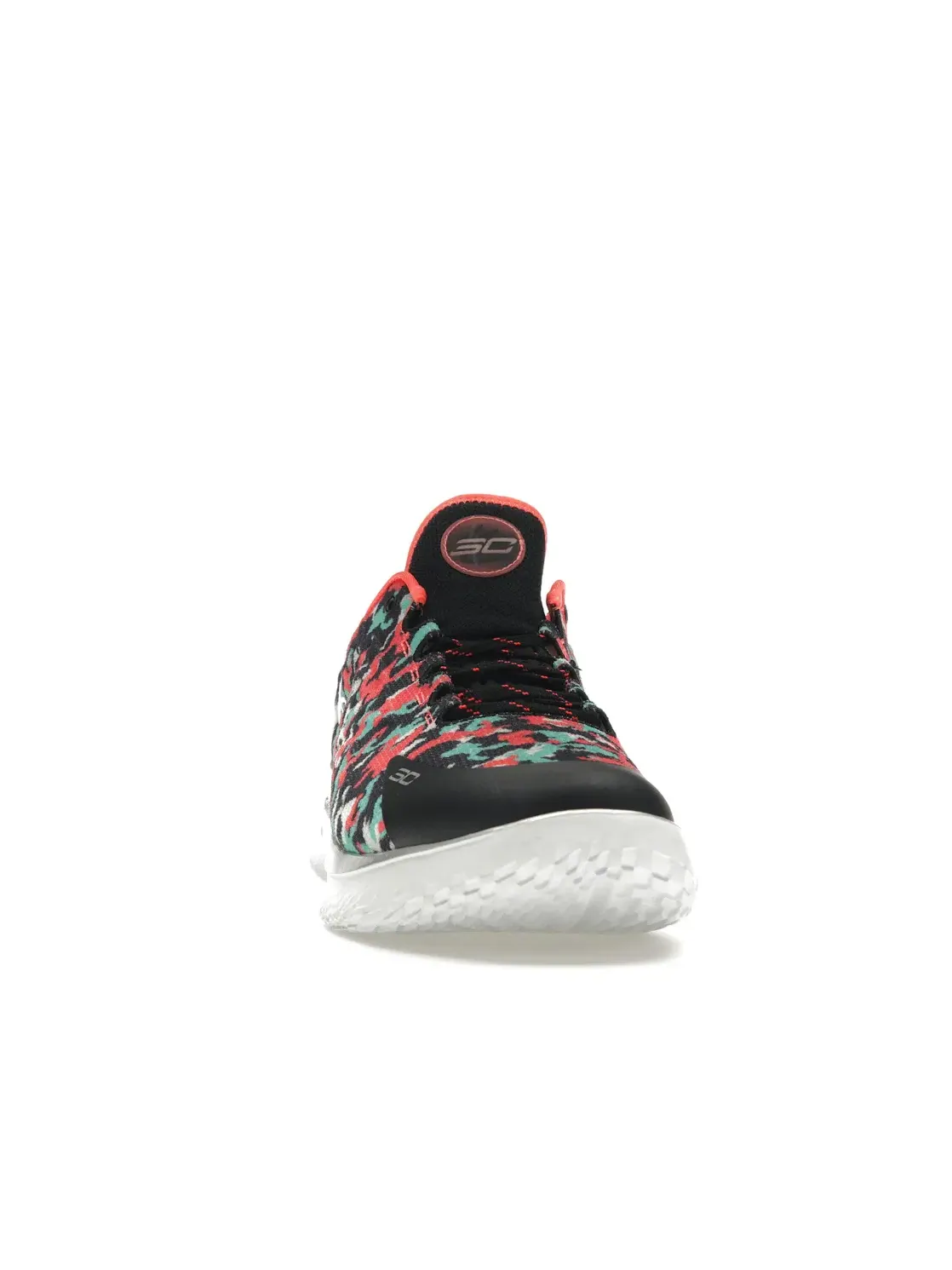 Мужские кроссовки для баскетбола Under Armour Curry 1 Low Flotro — изображение 2 из 4, черный/зеленый/черный