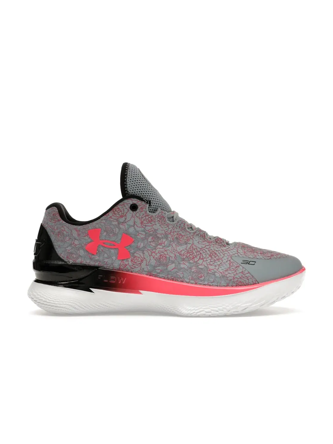 Мужские кроссовки для баскетбола Under Armour Curry 1 Low Flotro — изображение 1 из 4, синий/розовый/розовый