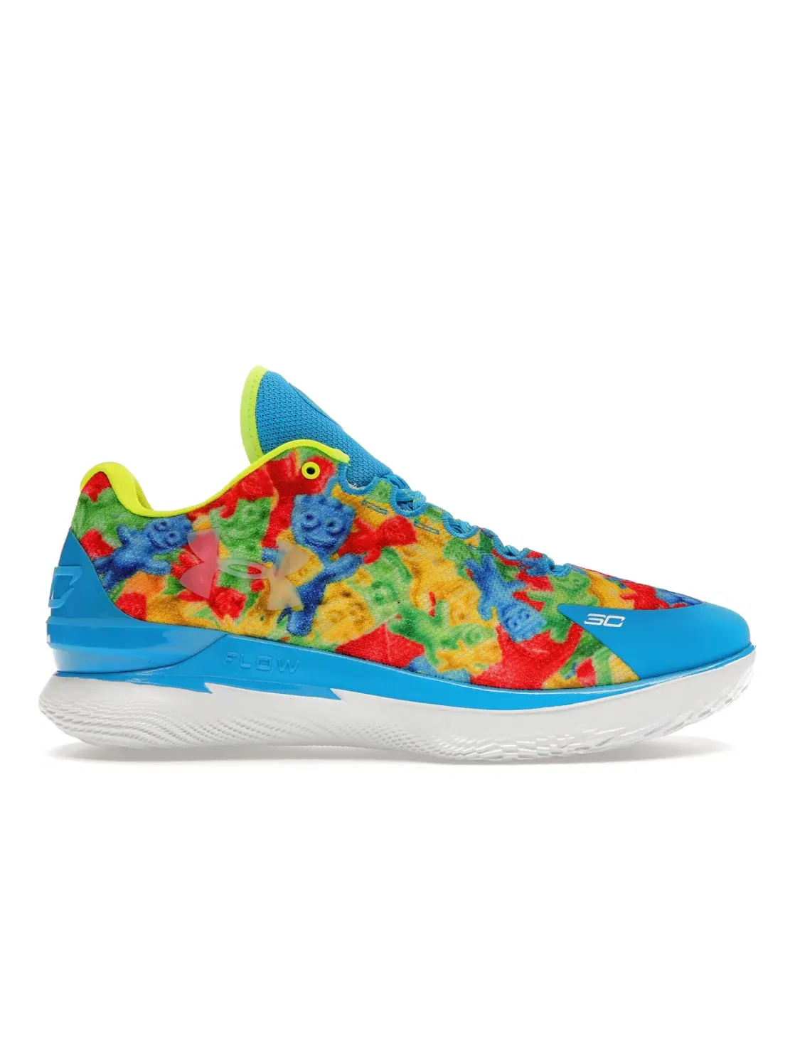 Мужские баскетбольные кроссовки с принтом Under Armour Curry 1 Low Flotro — изображение 1 из 4, белый