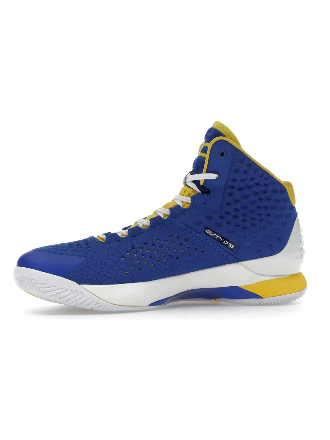 Мужские кроссовки для баскетбола Under Armour Curry 1 Retro, Royal/Taxi — изображение 3 из 4