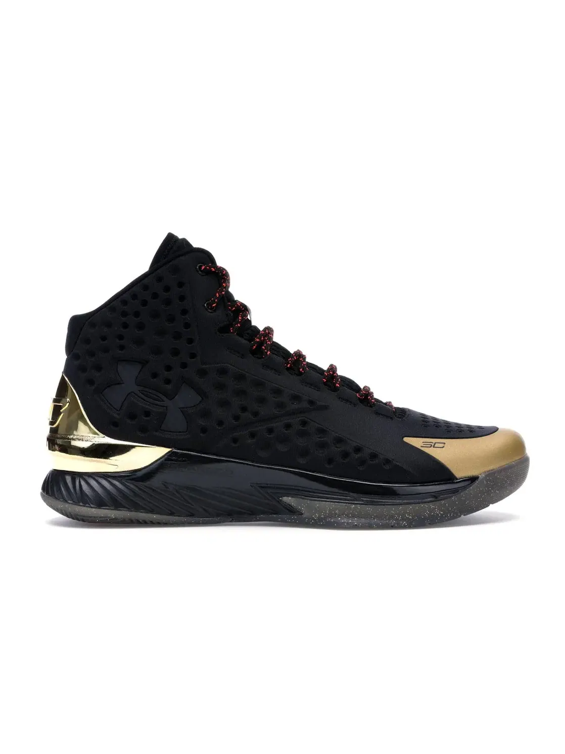 Мужские кроссовки для бега с верхом из синтетической кожи Curry 1 Under Armour — изображение 1 из 4