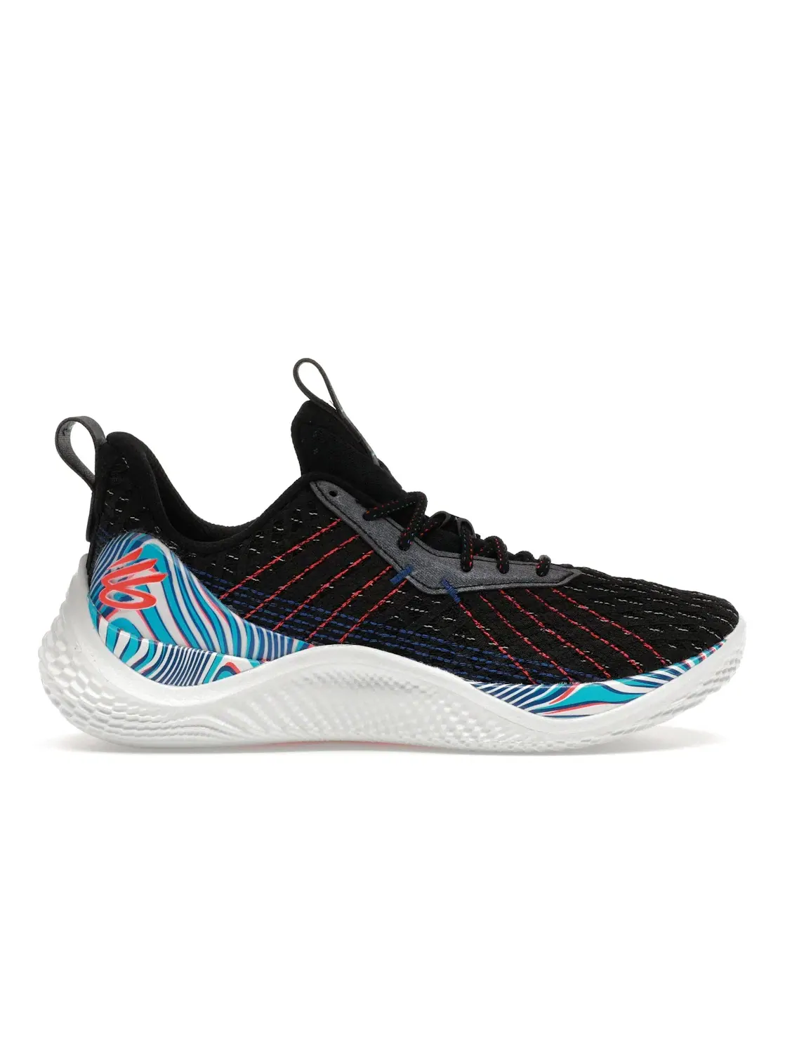 Мужские кроссовки с дизайном Under Armour Curry 10 Magic от Under Armour — изображение 1 из 4, черный синий красный