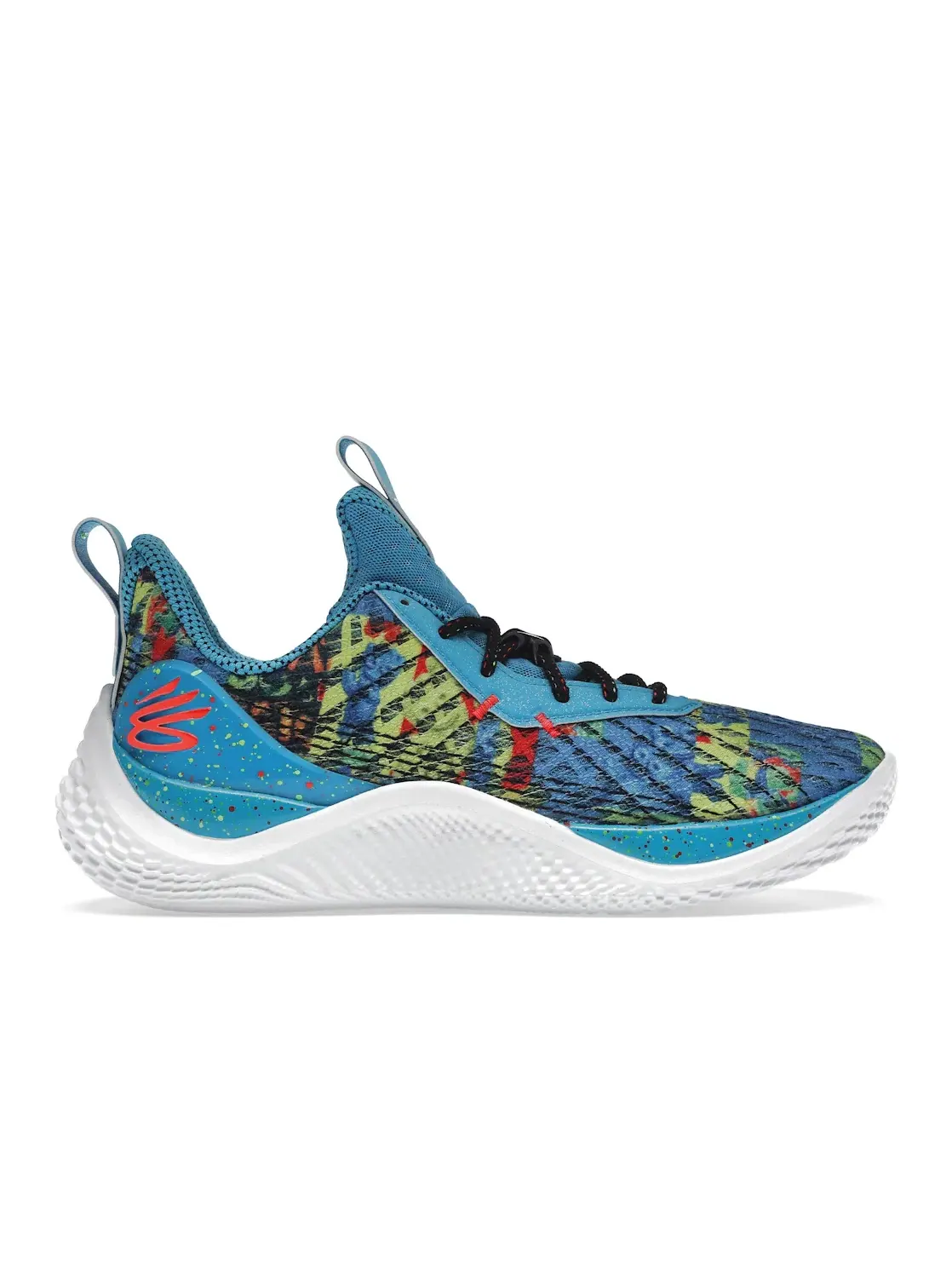 Мужские кроссовки для баскетбола с амортизацией HOVR Under Armour Curry 10 — изображение 1 из 4, синий/белый