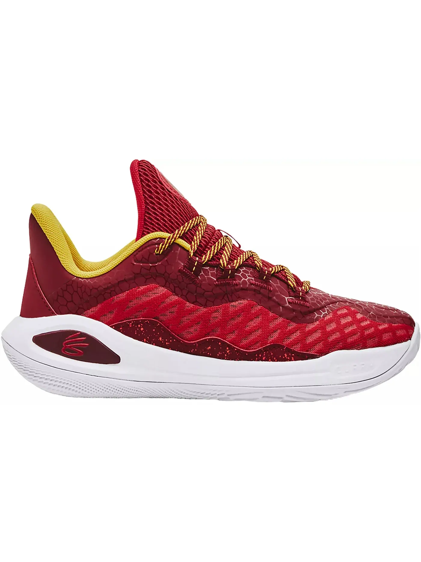 Детские кроссовки для активного отдыха Under Armour Curry 11 Bruce Lee Fire (GS) — изображение 1 из 1, красный