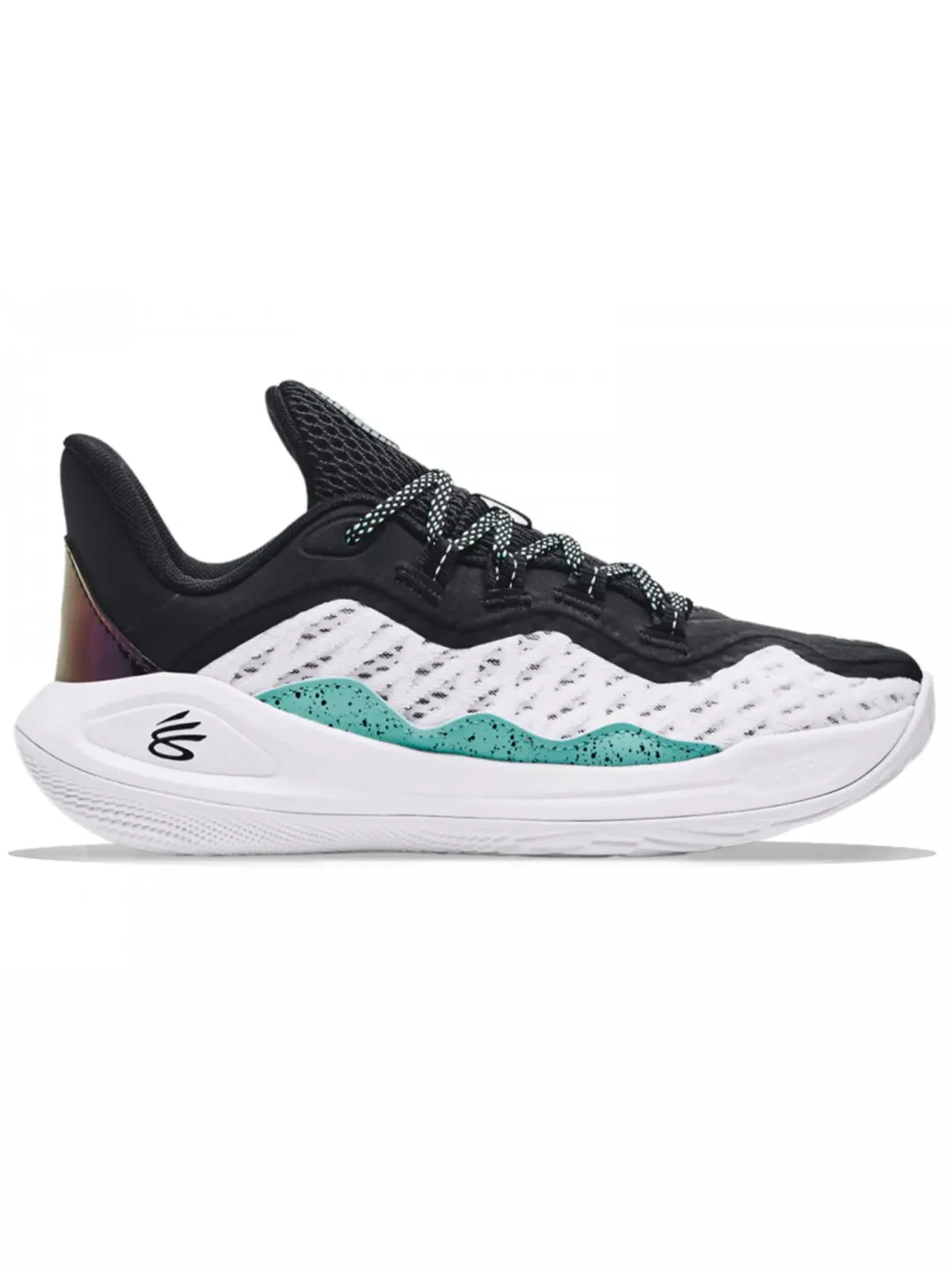 Детские кроссовки для баскетбола с шнуровкой Under Armour Curry 11 — изображение 1 из 1, белый/черный
