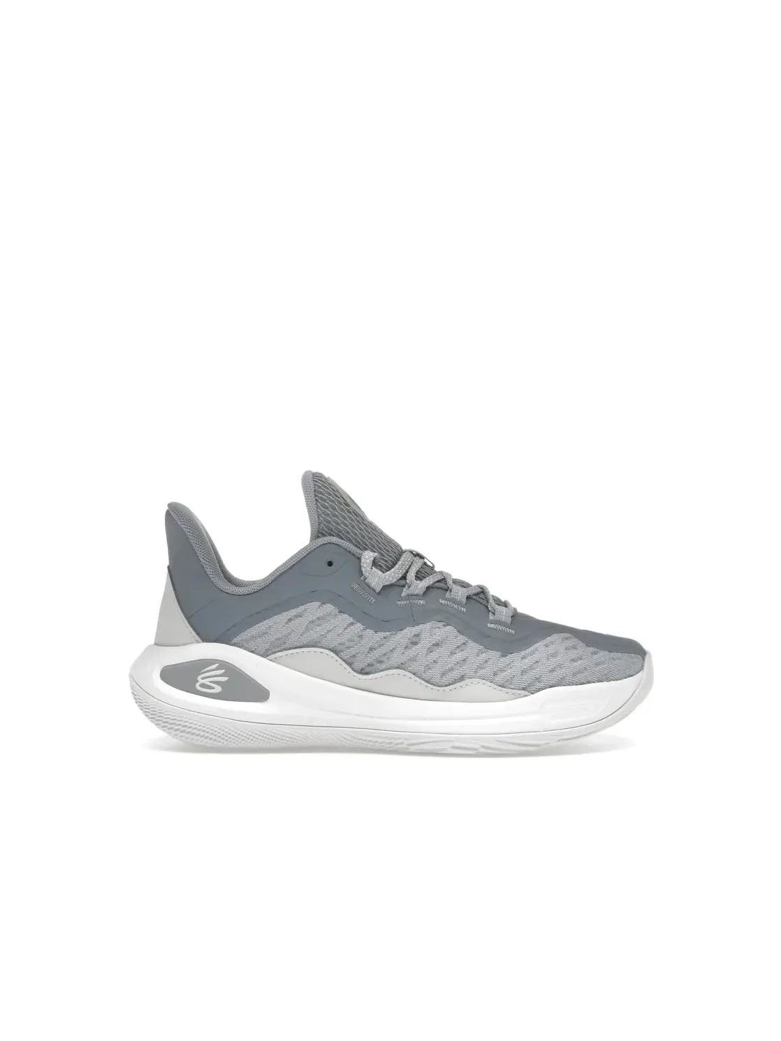 Детские кроссовки для мальчиков высокие Under Armour Curry 11 — изображение 1 из 4, белый/белый
