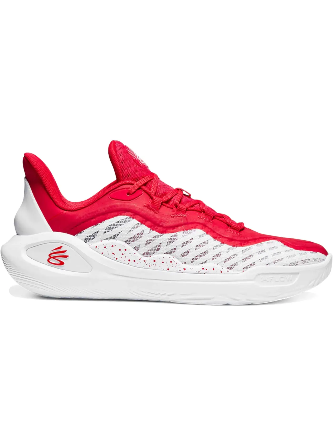 Мужские кроссовки для бега Under Armour Curry 11 TB — изображение 1 из 1, белый/красный